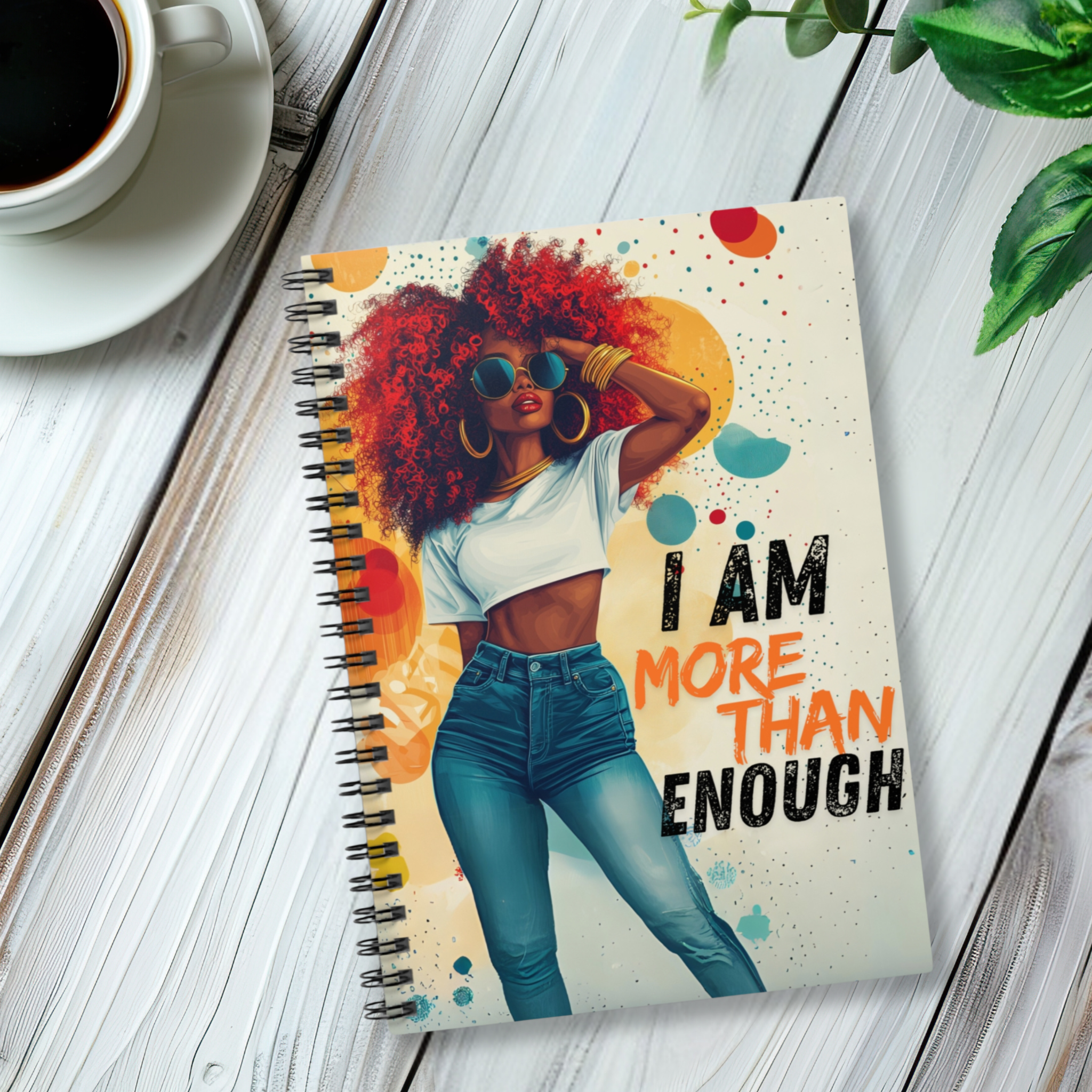 Inspirational Notebook for Women | I Am More Than Enough | Motivational Journal Gift product thumbnail image Inspirational Notebook for Women | I Am More Than Enough | Motivational Journal Gift product thumbnail image
