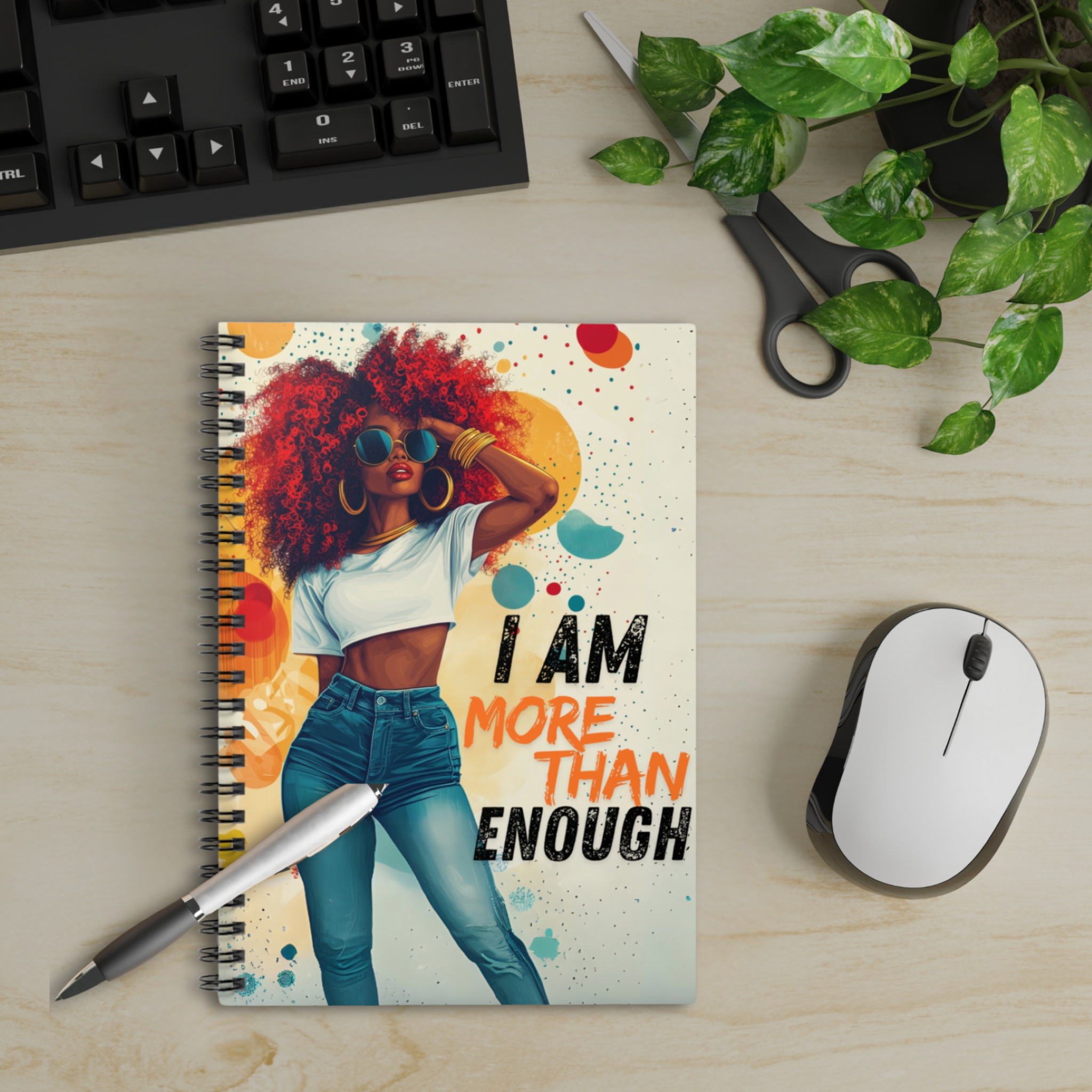 Inspirational Notebook for Women | I Am More Than Enough | Motivational Journal Gift product thumbnail image Inspirational Notebook for Women | I Am More Than Enough | Motivational Journal Gift product thumbnail image