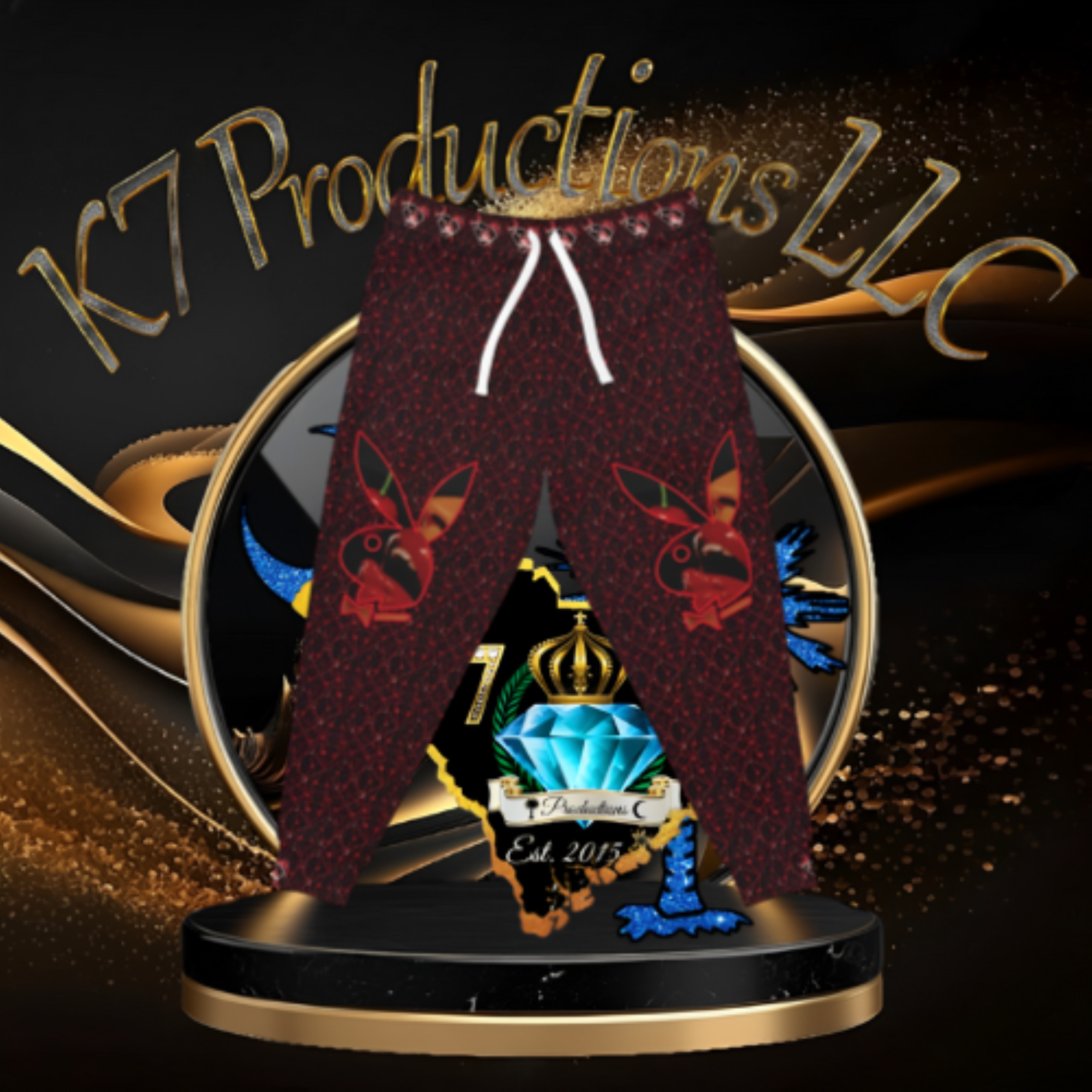 PlayBoy CobWeb Joggers product thumbnail image PlayBoy CobWeb Joggers product thumbnail image