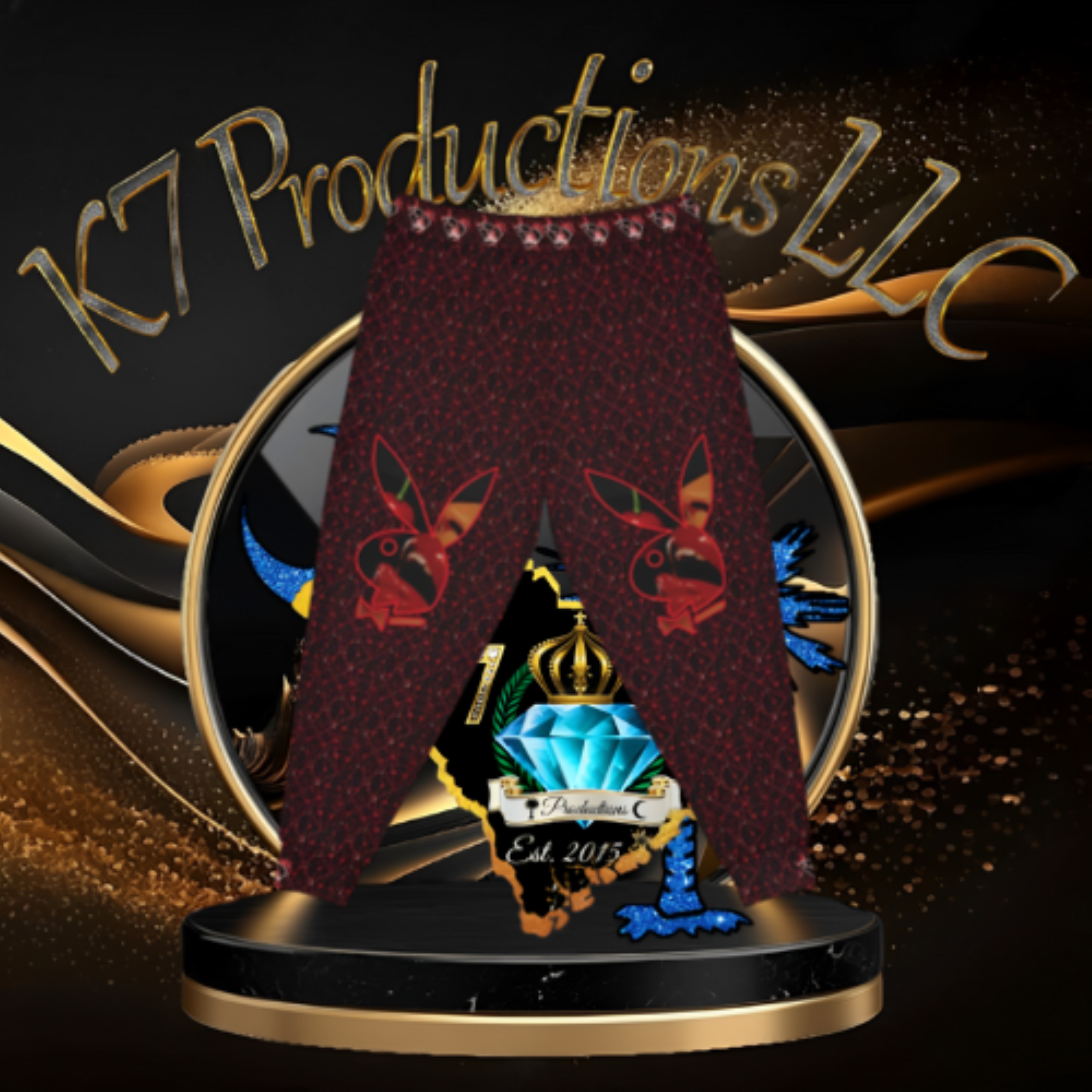 PlayBoy CobWeb Joggers product thumbnail image PlayBoy CobWeb Joggers product thumbnail image