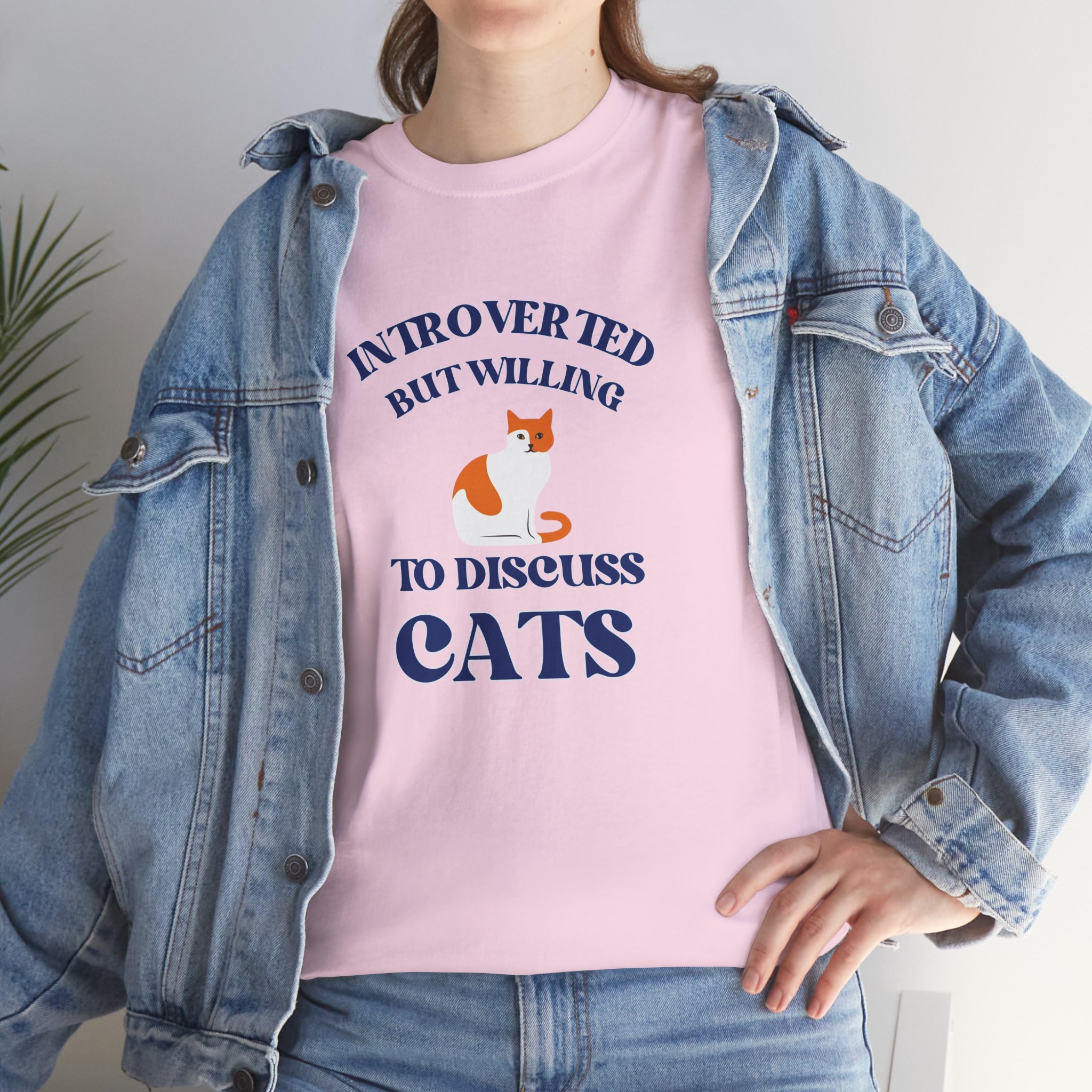 Introverted but Willing to Discuss Orange Cats Unisex T product thumbnail image Introverted but Willing to Discuss Orange Cats Unisex T product thumbnail image