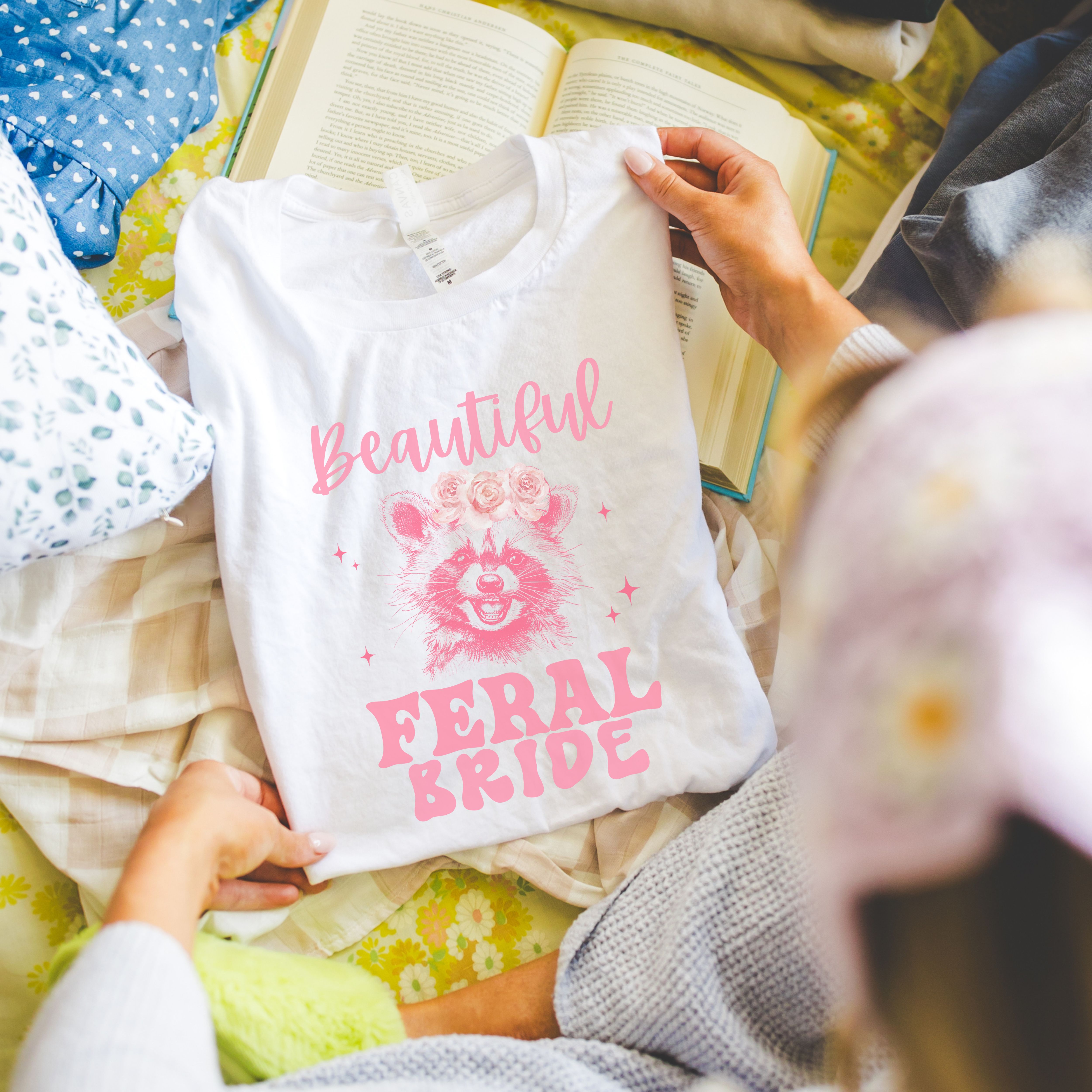 Feral Raccoon Bride Tee product thumbnail image Feral Raccoon Bride Tee product thumbnail image