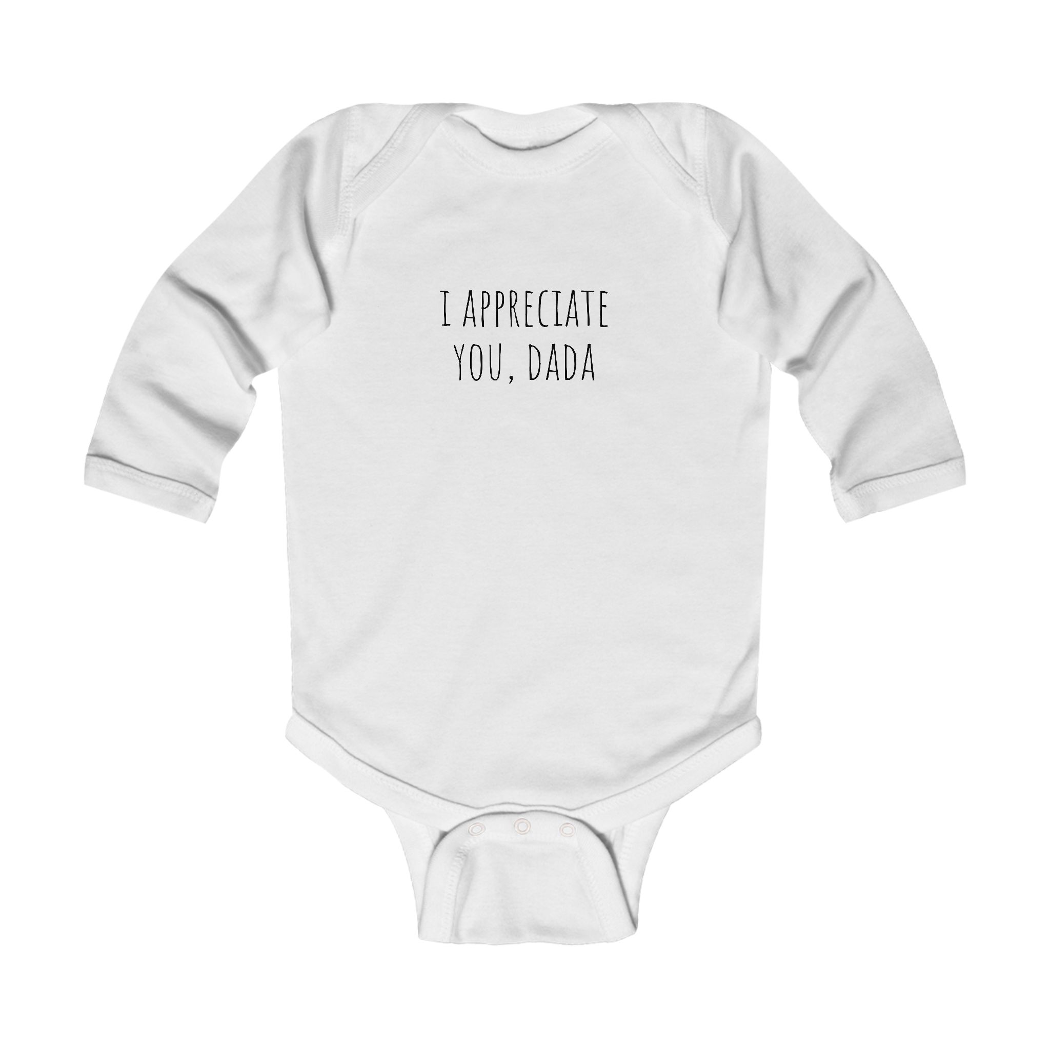 appreciate you dada long-sleeve bodysuit (amatic) appreciate you dada long-sleeve bodysuit (amatic)