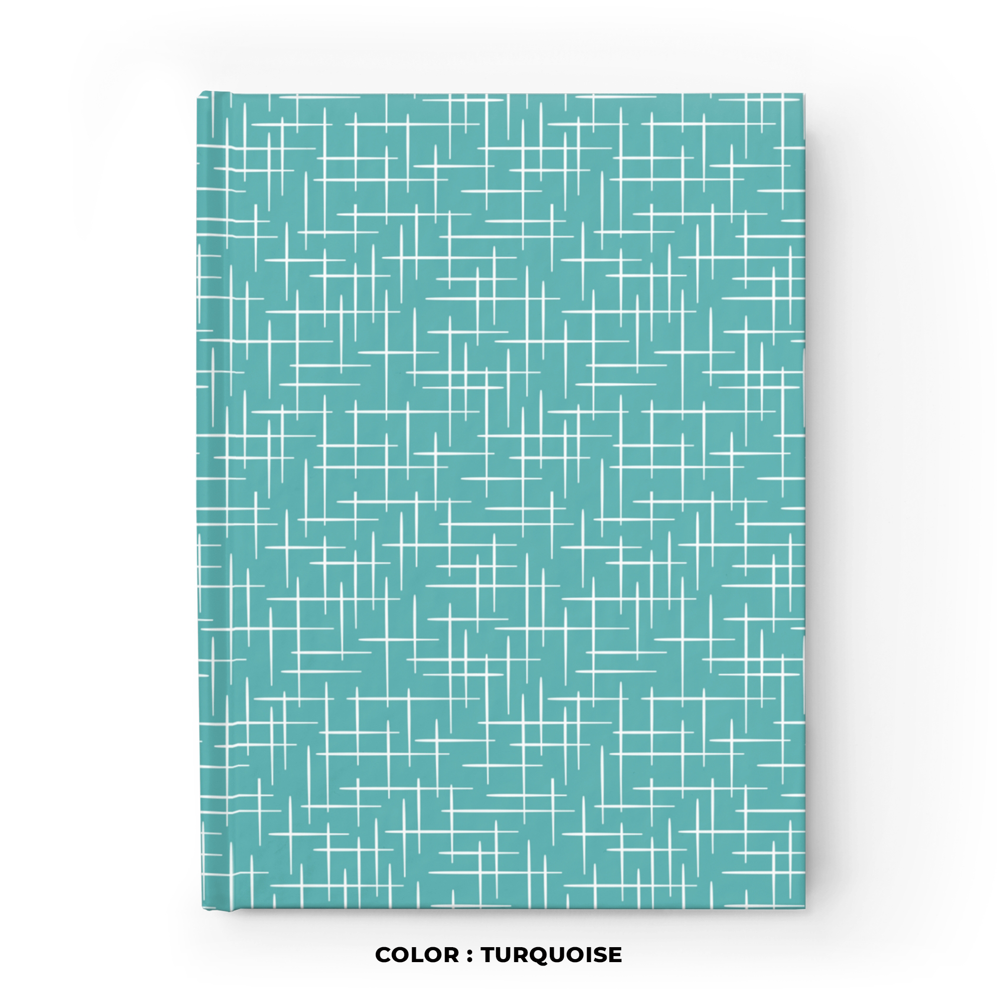 Retro Hashtag in Journal in Turquoise product thumbnail image