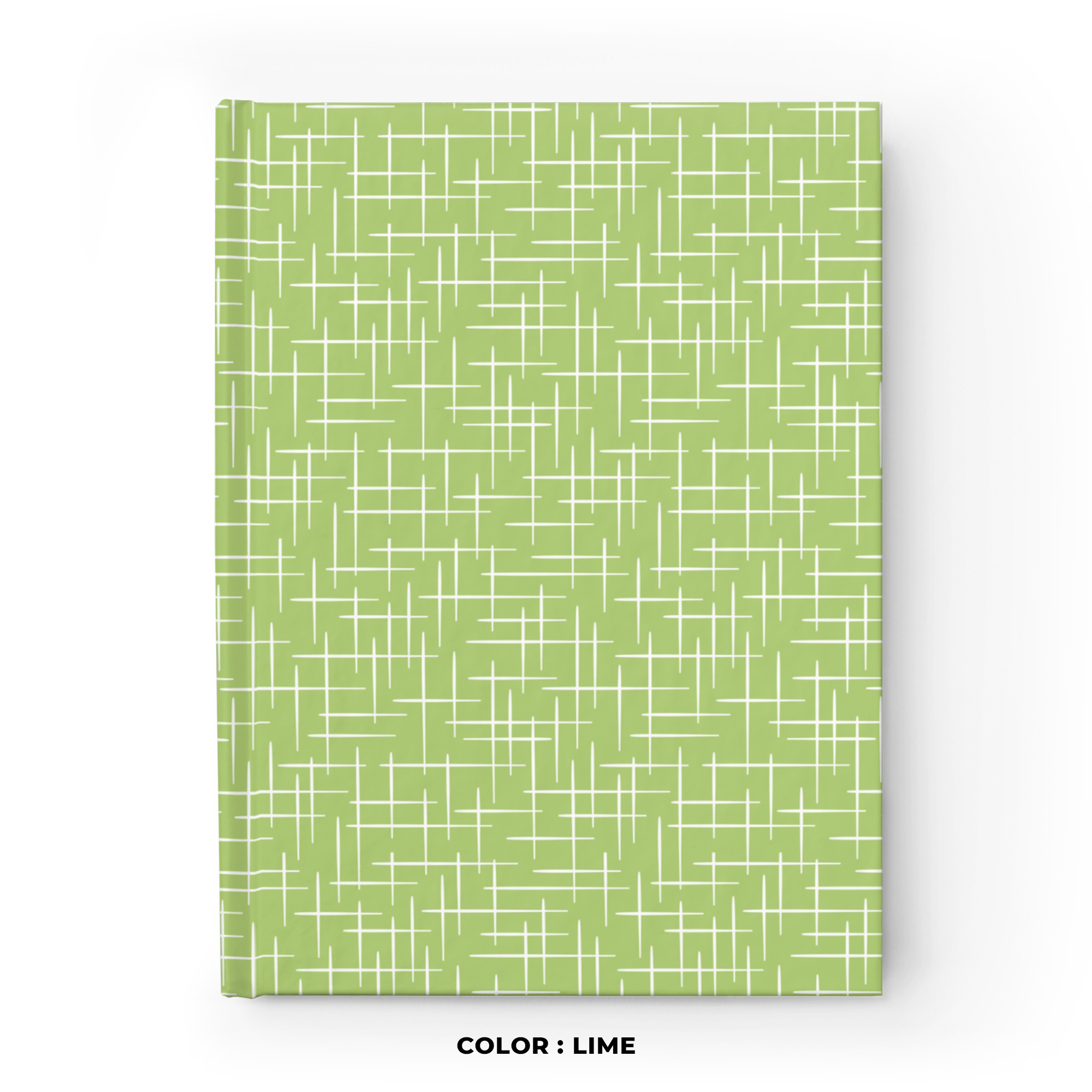 Retro Hashtag Journal in Lime product thumbnail image