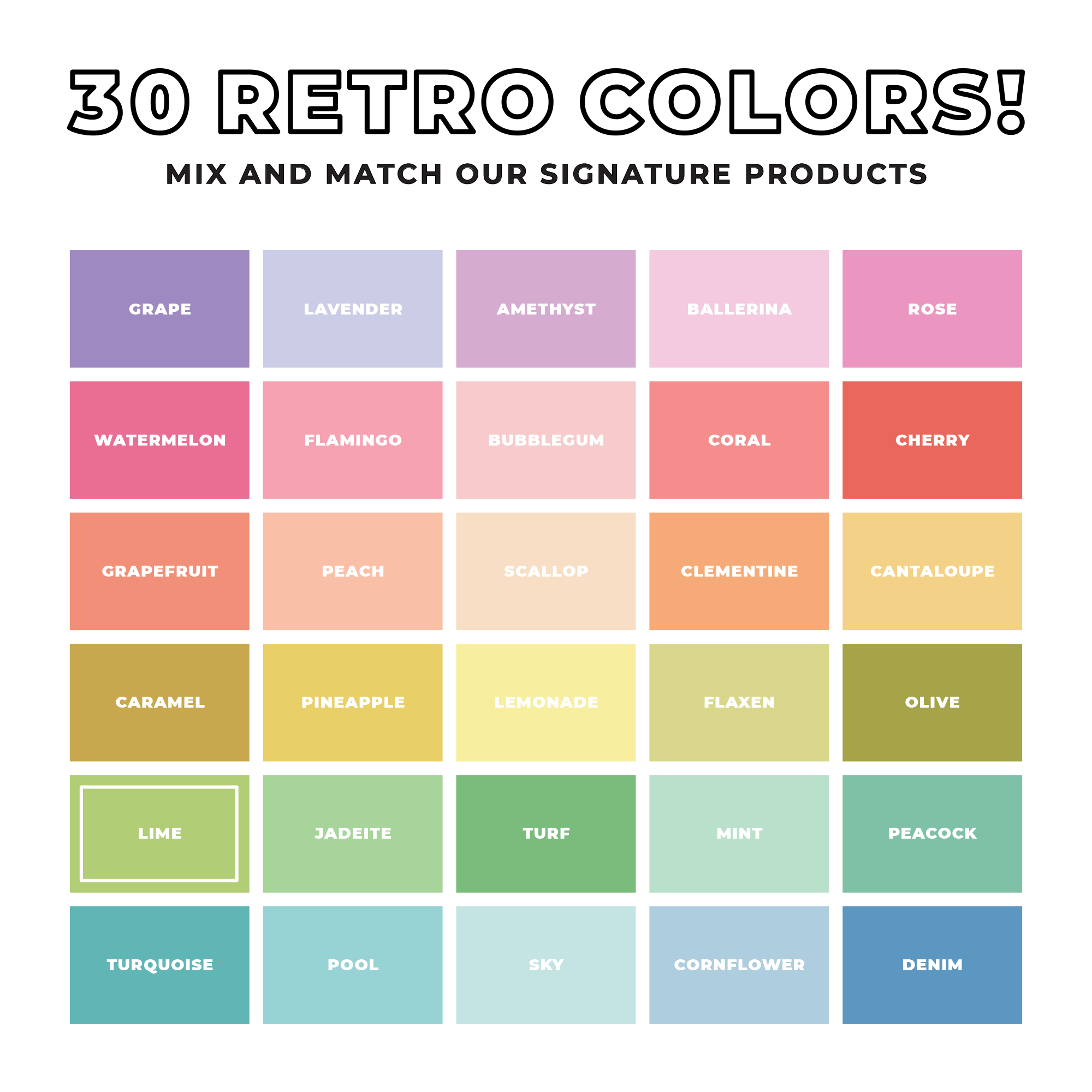 Retro Hashtag Journal in Lime product thumbnail image
