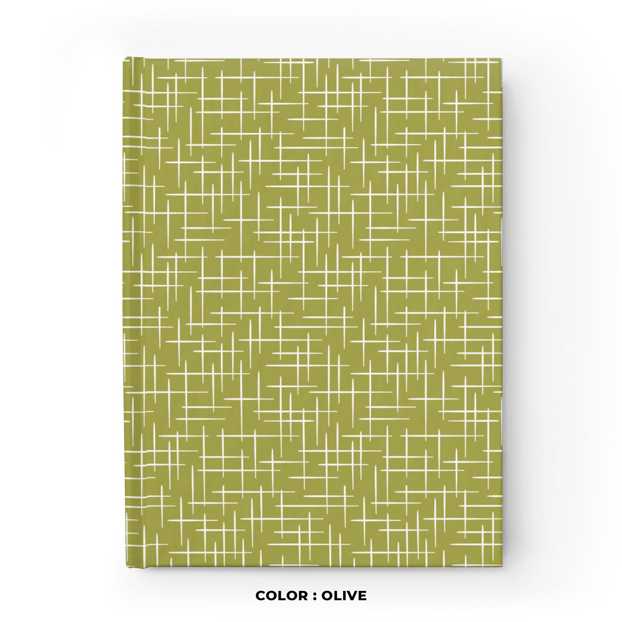 Retro Hashtag Journal in Olive product thumbnail image