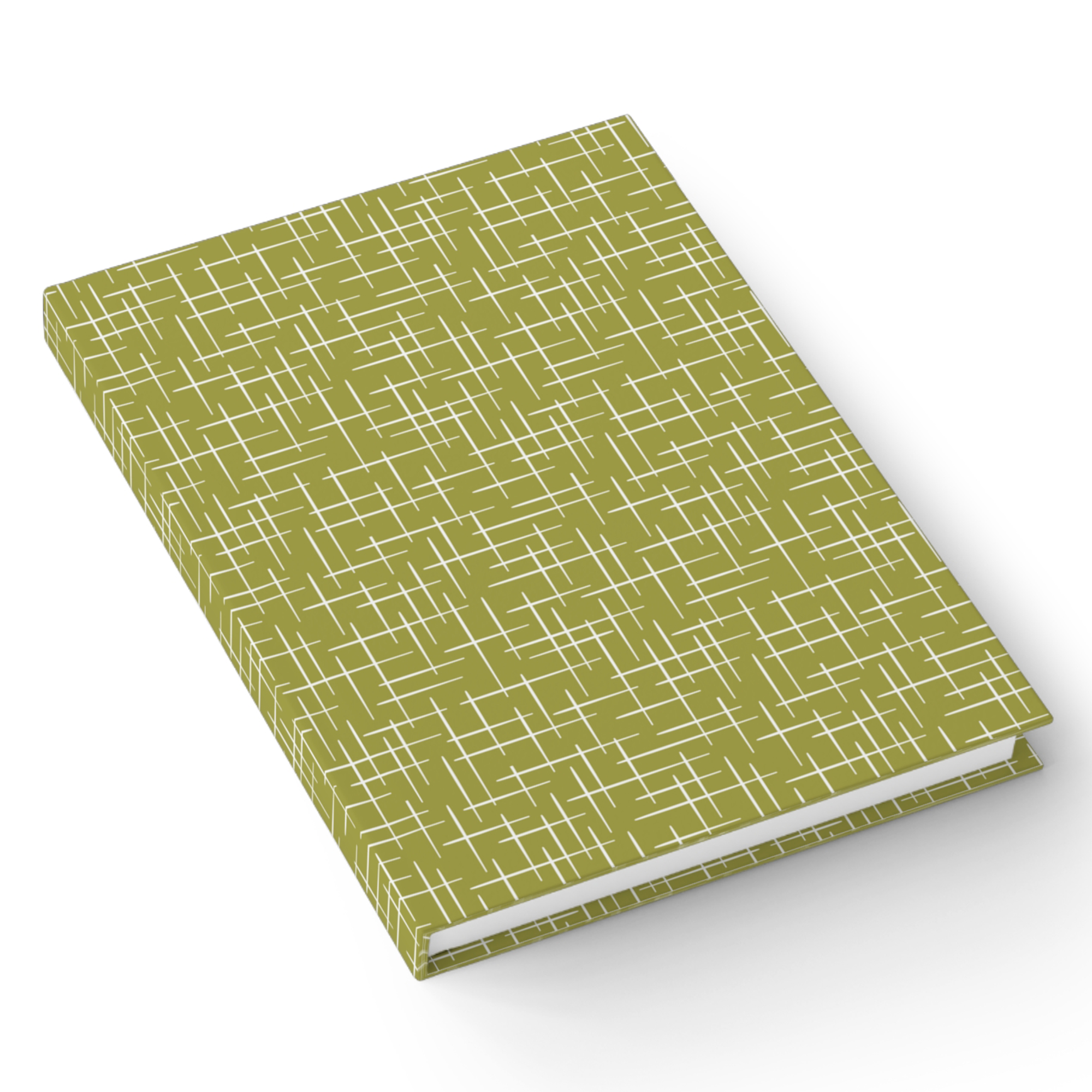Retro Hashtag Journal in Olive product thumbnail image
