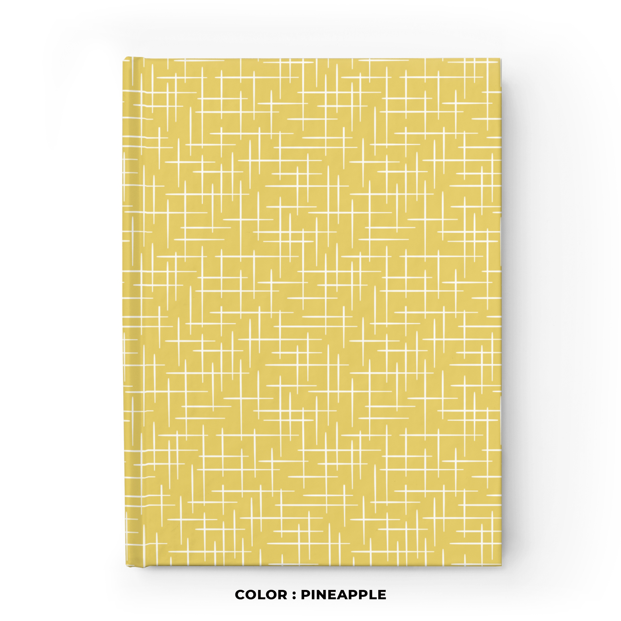 Retro Hashtag Journal in Pineapple product thumbnail image