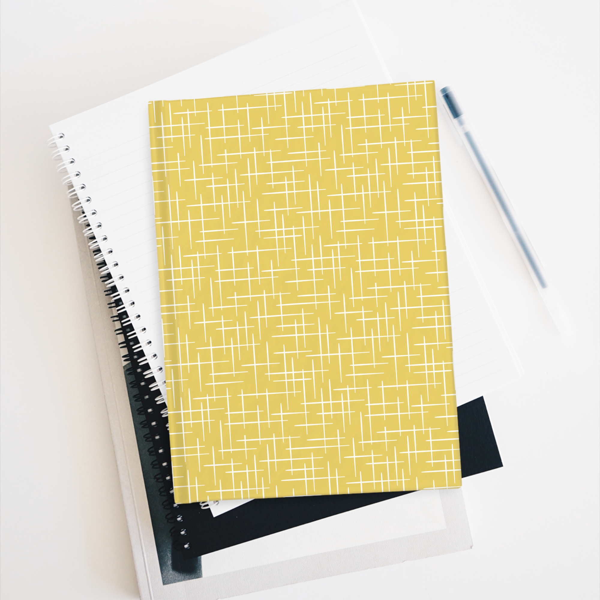 Retro Hashtag Journal in Pineapple product thumbnail image