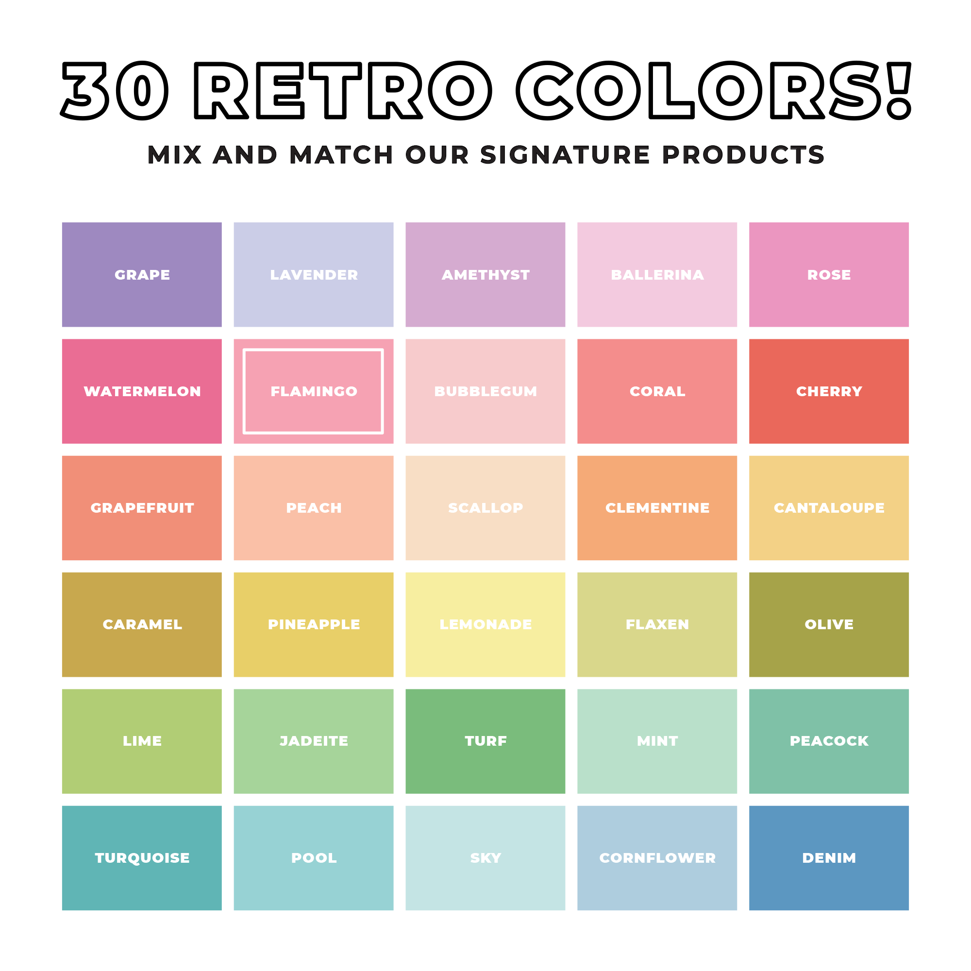 Retro Hashtag Journal in Flamingo product thumbnail image