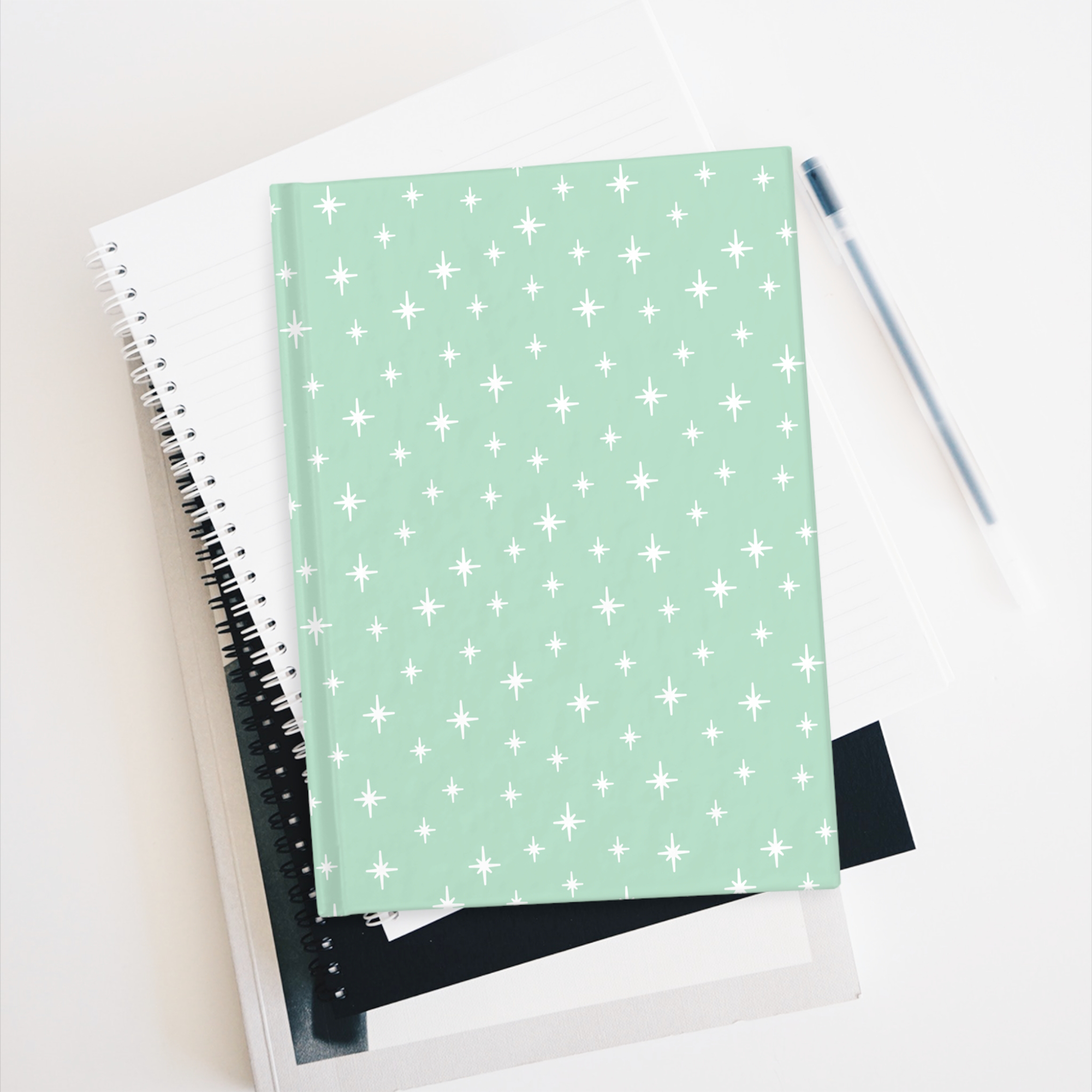 Retro Stardust Journal in Mint product thumbnail image Retro Stardust Journal in Mint product thumbnail image