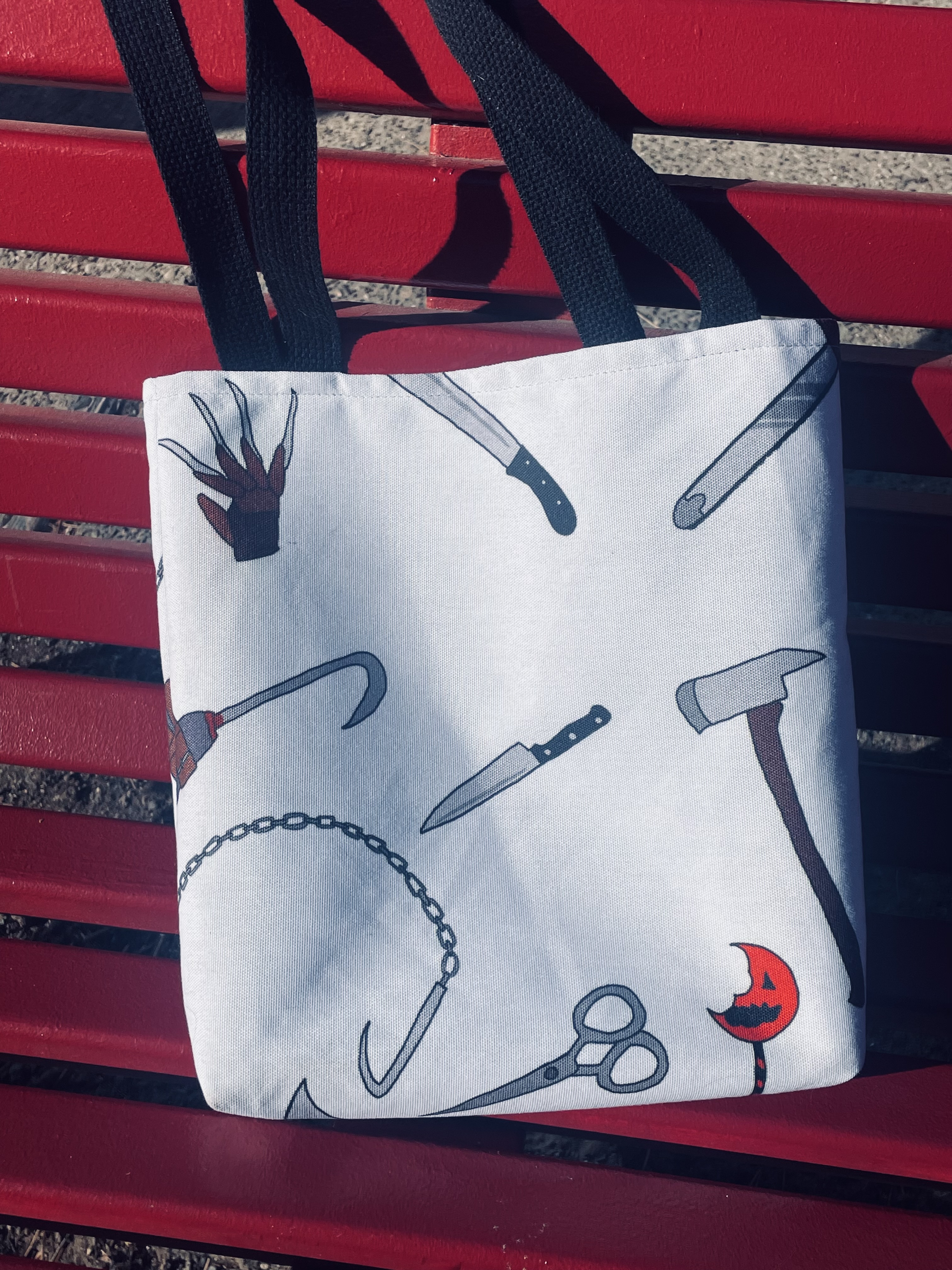 Nightmare arsenal tote Bag product thumbnail image Nightmare arsenal tote Bag product thumbnail image