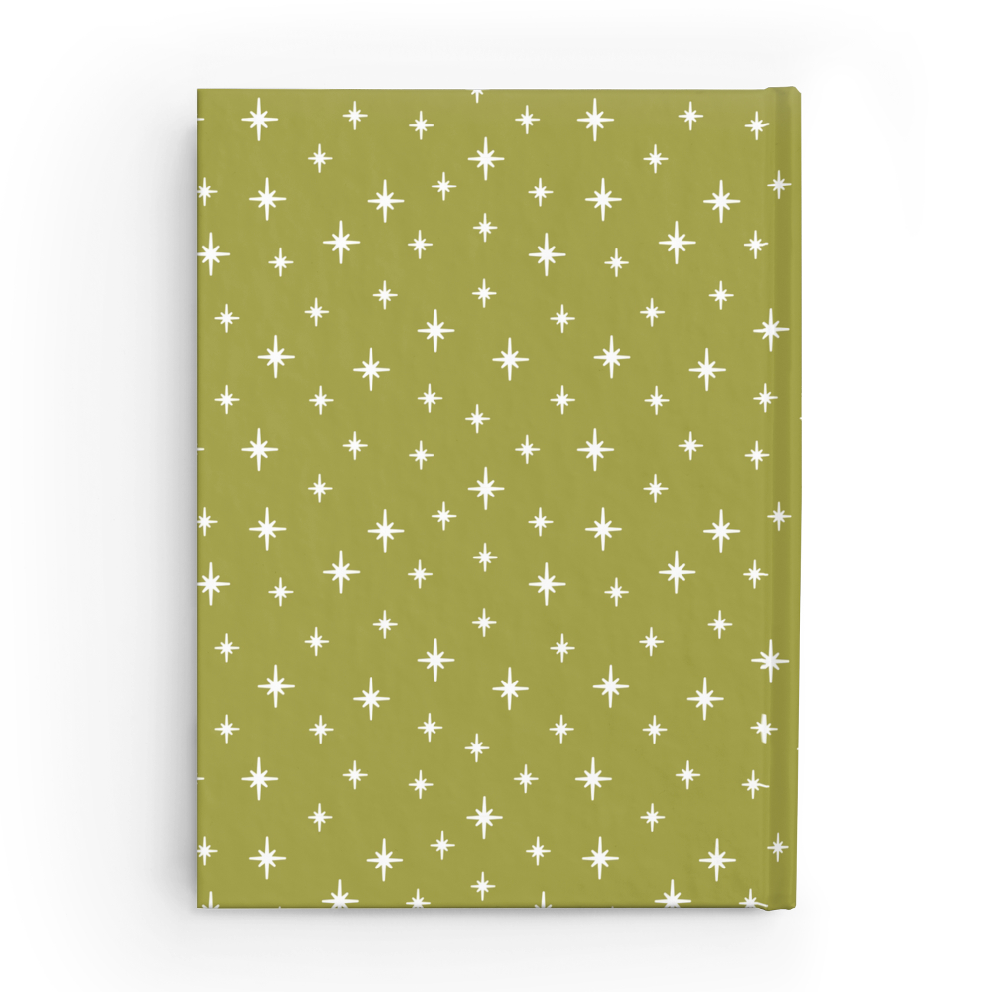 Retro Stardust Journal in Olive product thumbnail image