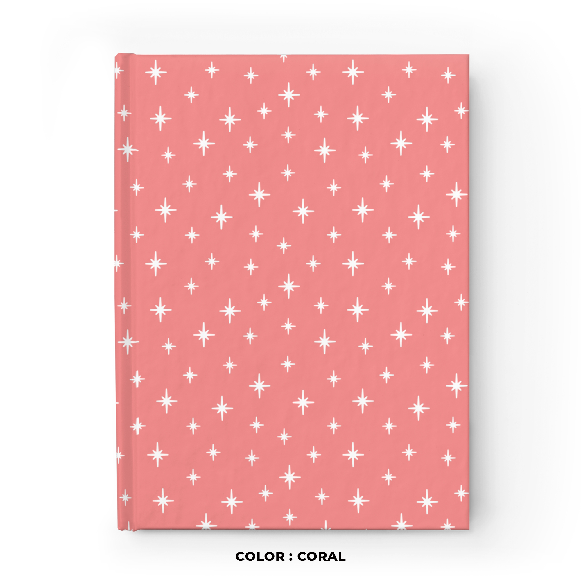 Retro Stardust Journal in Coral product thumbnail image Retro Stardust Journal in Coral product thumbnail image