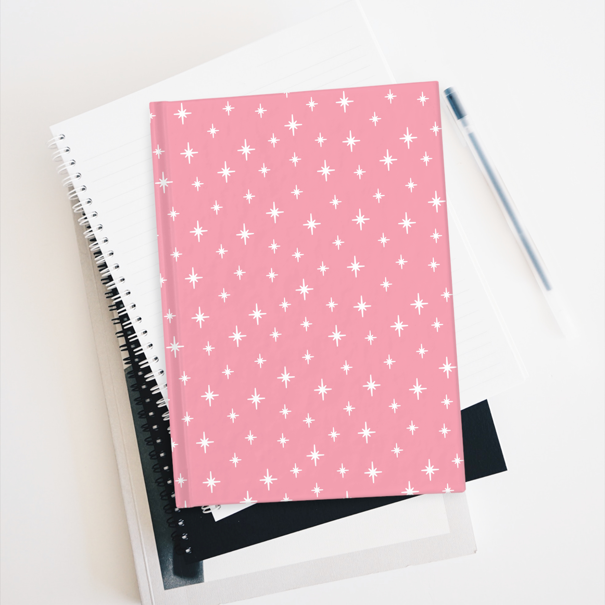 Retro Stardust Journal in Flamingo product thumbnail image Retro Stardust Journal in Flamingo product thumbnail image