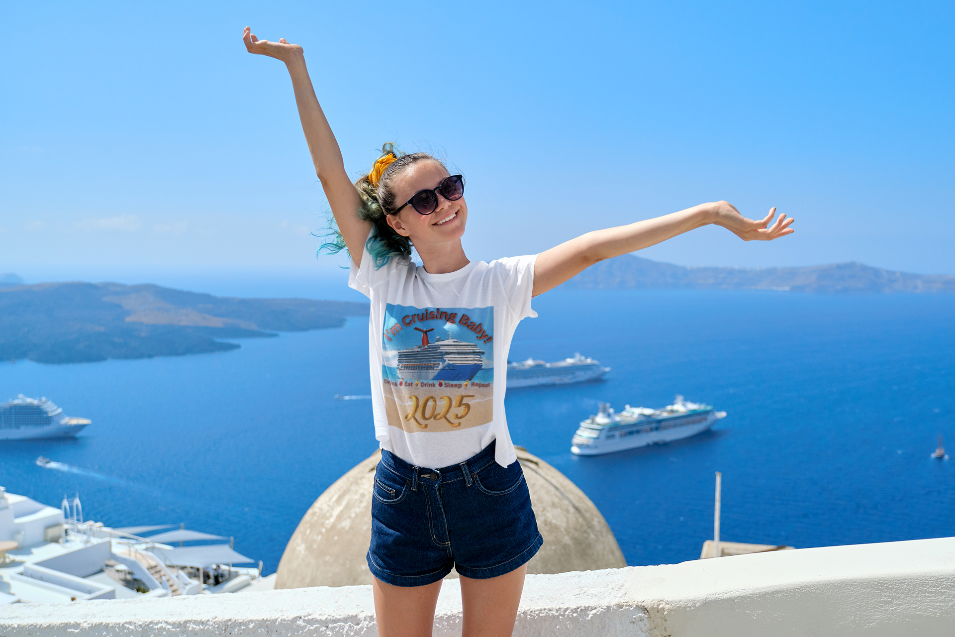 "I'm Cruising 2025" Unisex Heavy Cotton Tee product thumbnail image