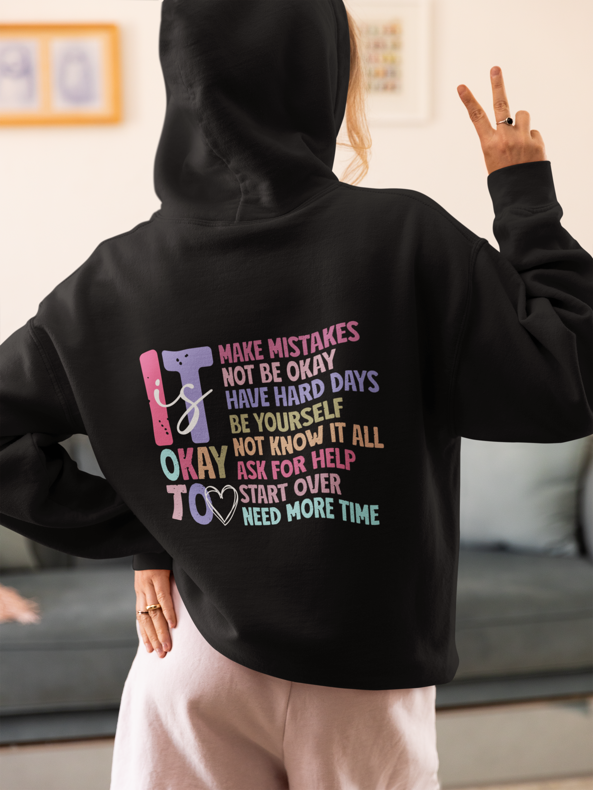 Inspirational Hoodie, Mental Health Awareness Hoodie, Positive Affirmation Hoodie, Mental Health Support Hoodie, Motivational Clothing Inspirational Hoodie, Mental Health Awareness Hoodie, Positive Affirmation Hoodie, Mental Health Support Hoodie, Motivational Clothing