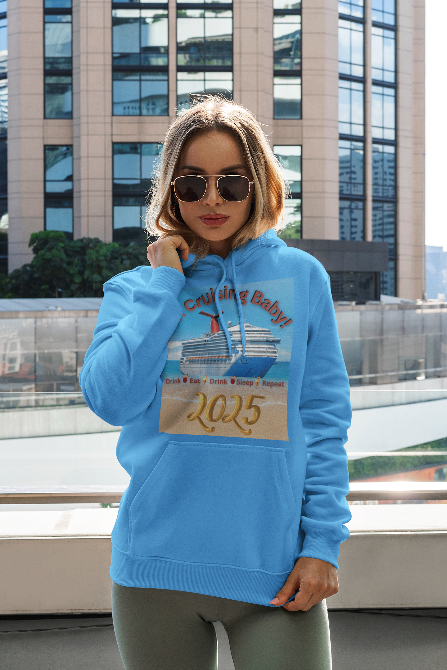 "I'm Cruising Baby 2025" Champion Hoodie