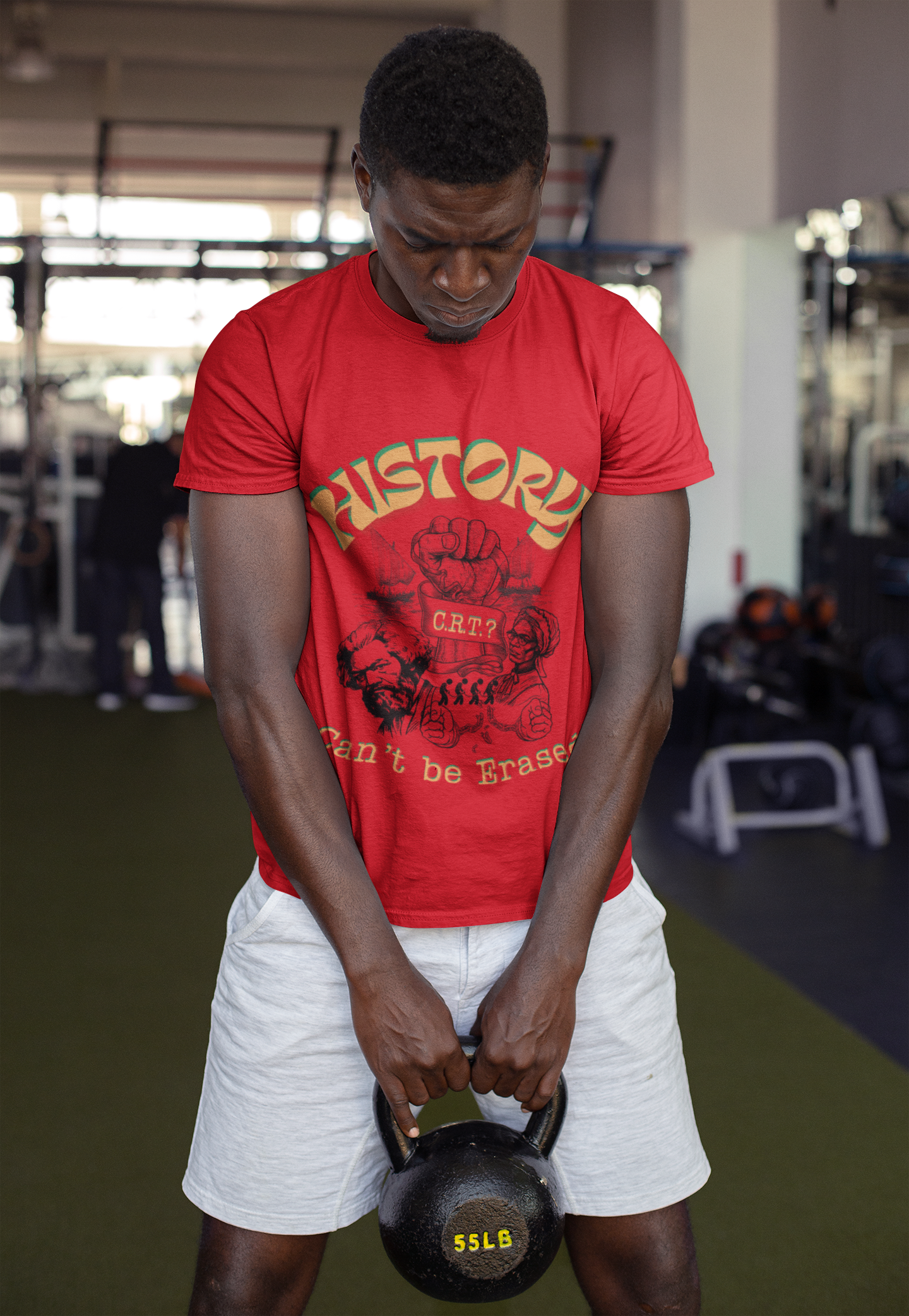 "History Can't Be Erased" Unisex Garment-Dyed T-shirt product thumbnail image