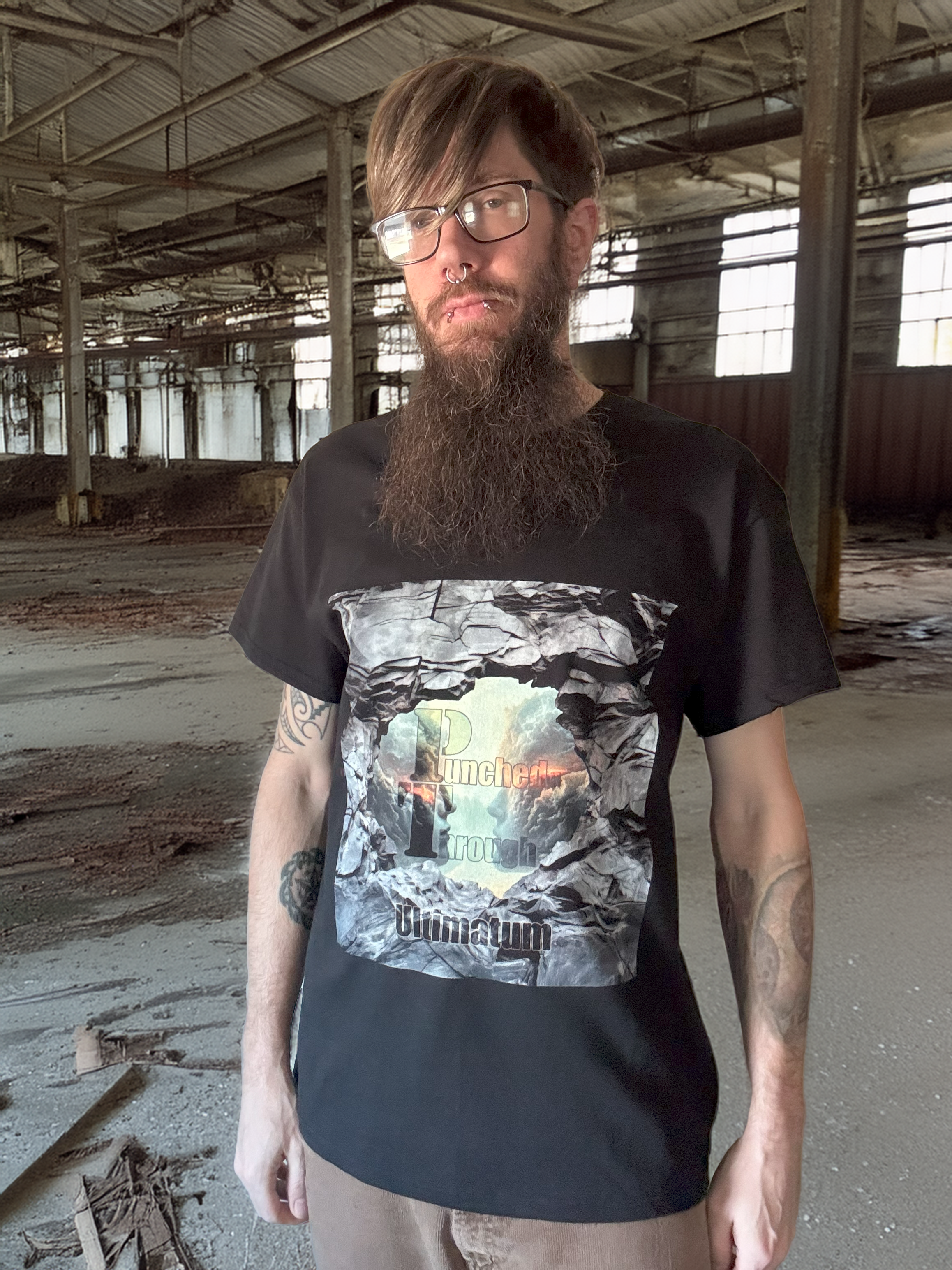 Punched Through - Ultimatum - Unisex Heavy Cotton Tee Punched Through - Ultimatum - Unisex Heavy Cotton Tee