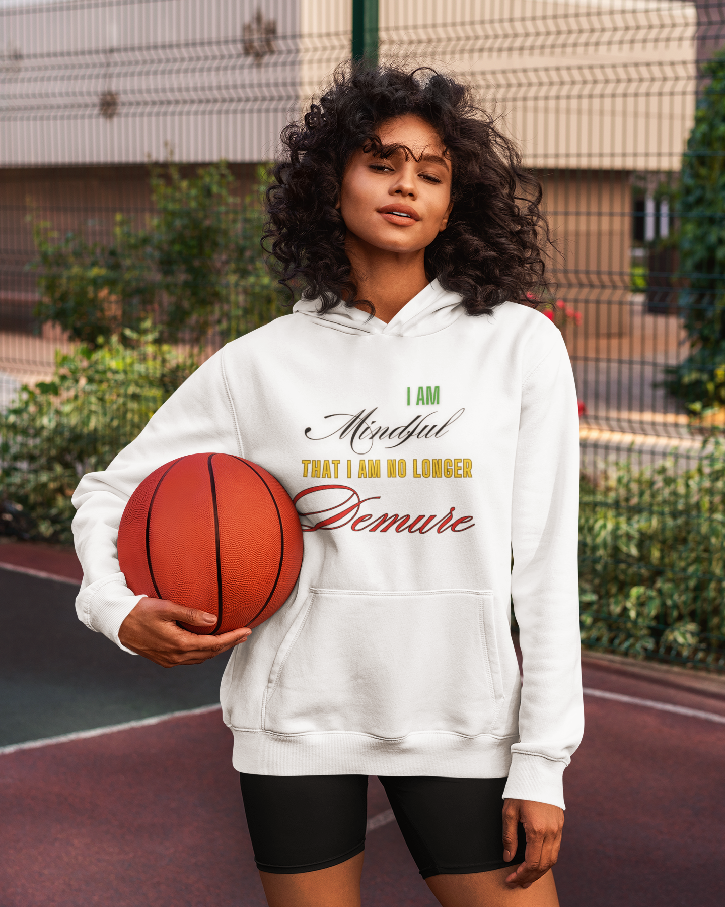 Mindful and Demure Unisex Heavy Blend™ Hooded Sweatshirt product thumbnail image