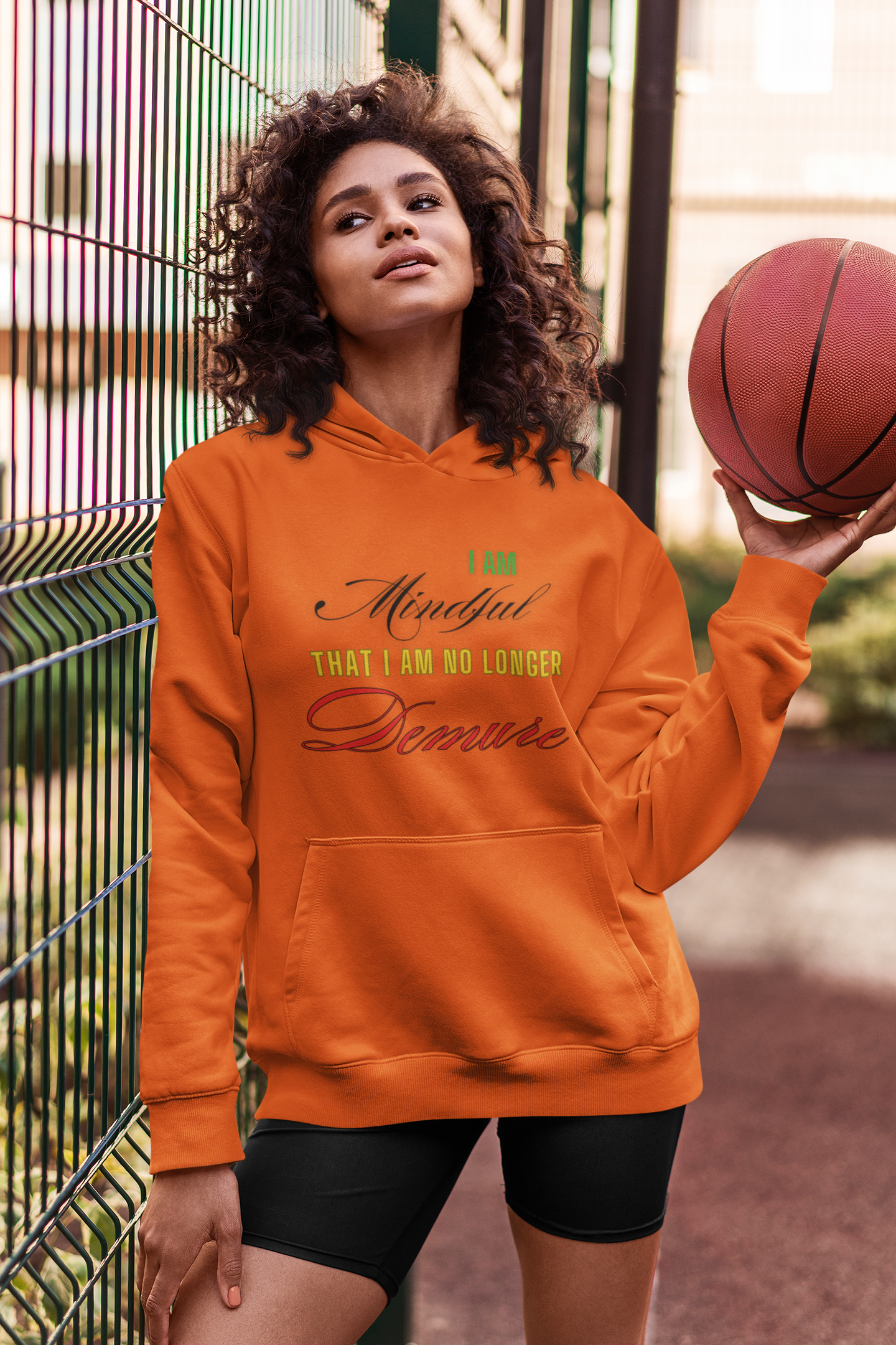 Mindful and Demure Unisex Heavy Blend™ Hooded Sweatshirt product thumbnail image