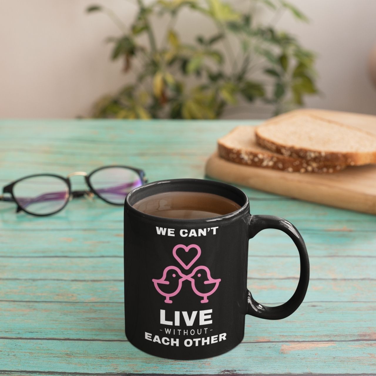 Black Mug (11oz) true love Black Mug (11oz) true love