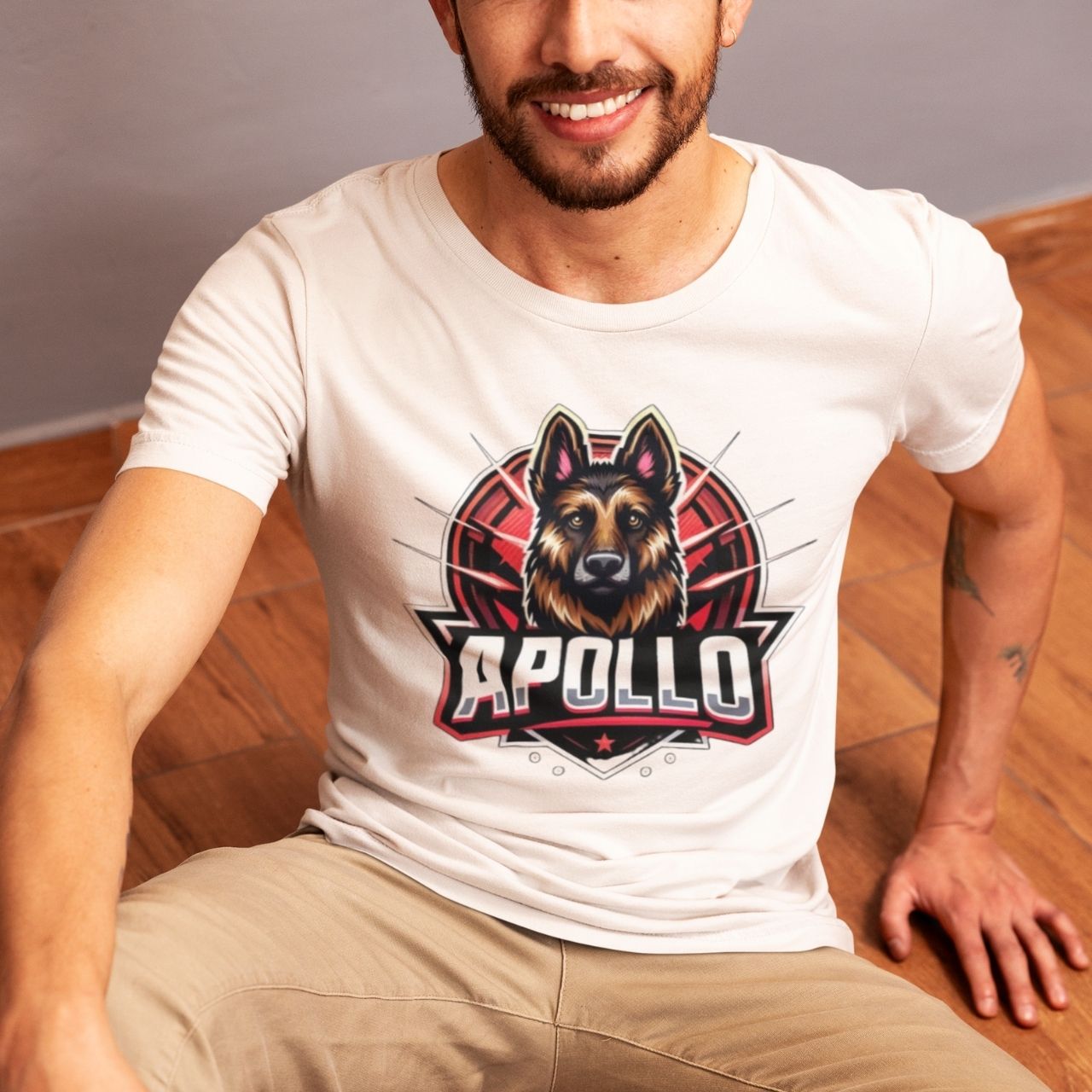 Unisex Softstyle T-Shirt New "Apollo Logo" casual T-shirt, for men and women product thumbnail image Unisex Softstyle T-Shirt New "Apollo Logo" casual T-shirt, for men and women product thumbnail image