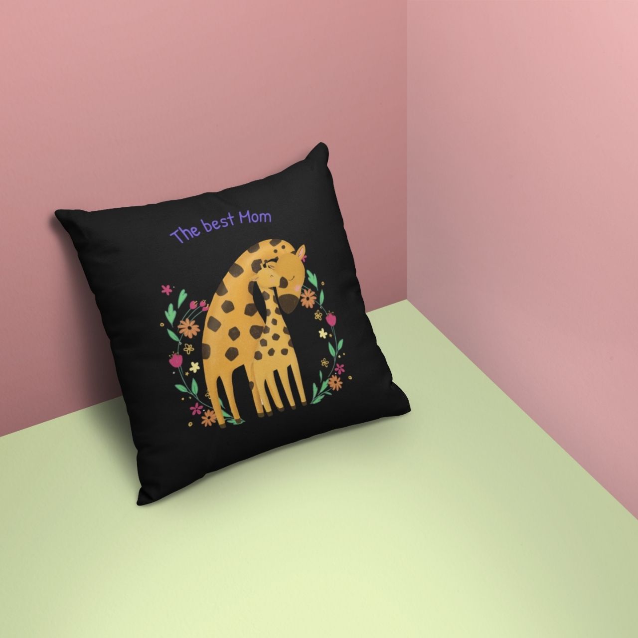 Spun Polyester Square Pillow the best mom product thumbnail image Spun Polyester Square Pillow the best mom product thumbnail image