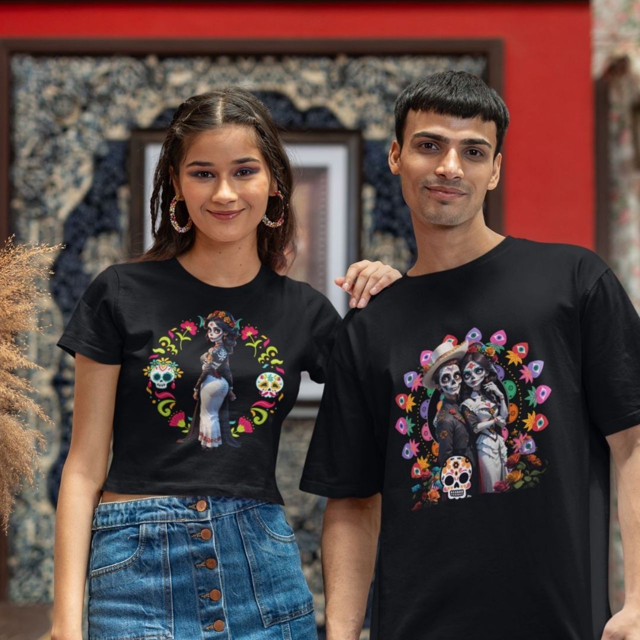Catrin and Catrina T-Shirt for Men and Women product thumbnail image Catrin and Catrina T-Shirt for Men and Women product thumbnail image