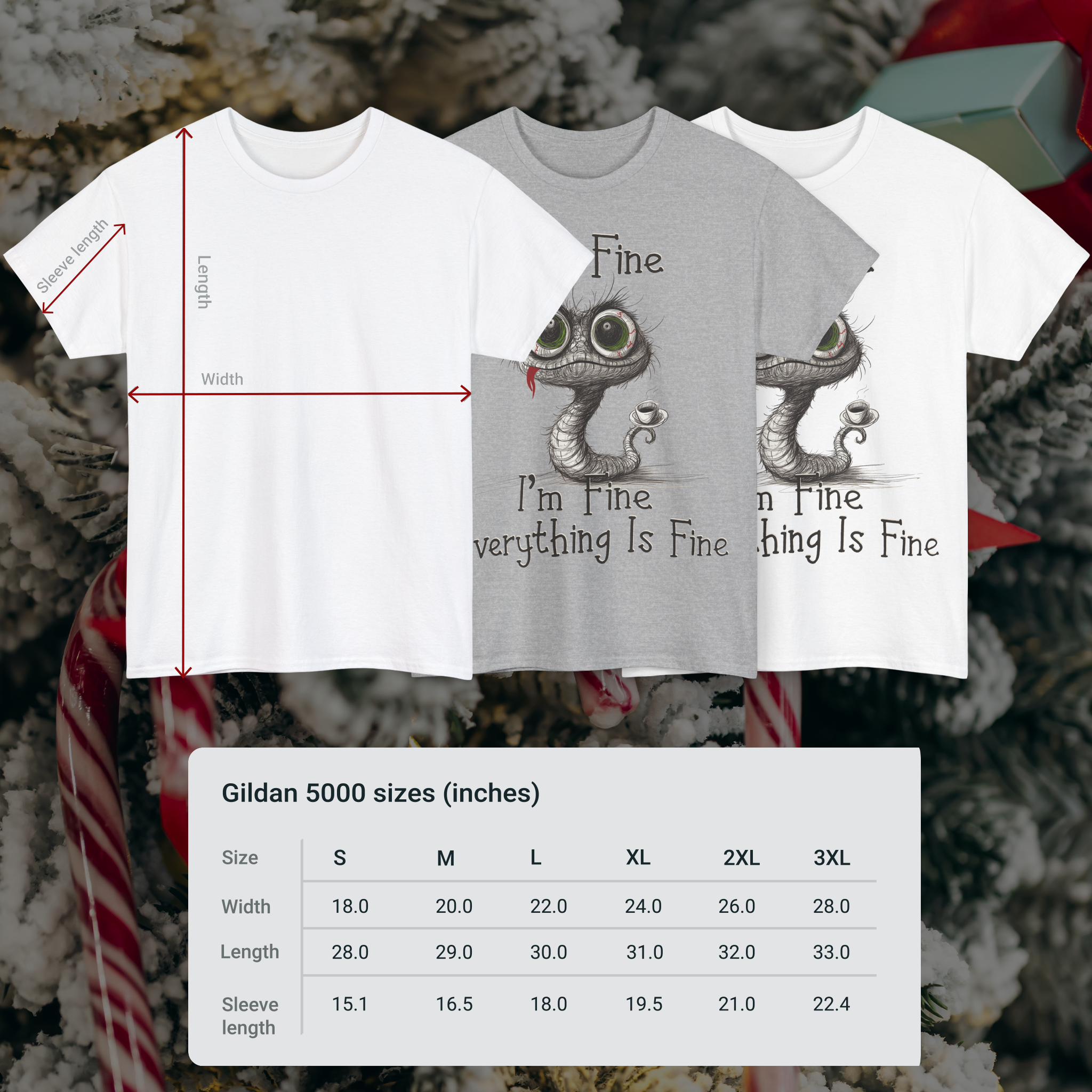 Funny Snake New Year 2025 Tee | It's Fine Design | Gift for Holidays | Unisex Heavy Cotton Tee product thumbnail image Funny Snake New Year 2025 Tee | It's Fine Design | Gift for Holidays | Unisex Heavy Cotton Tee product thumbnail image