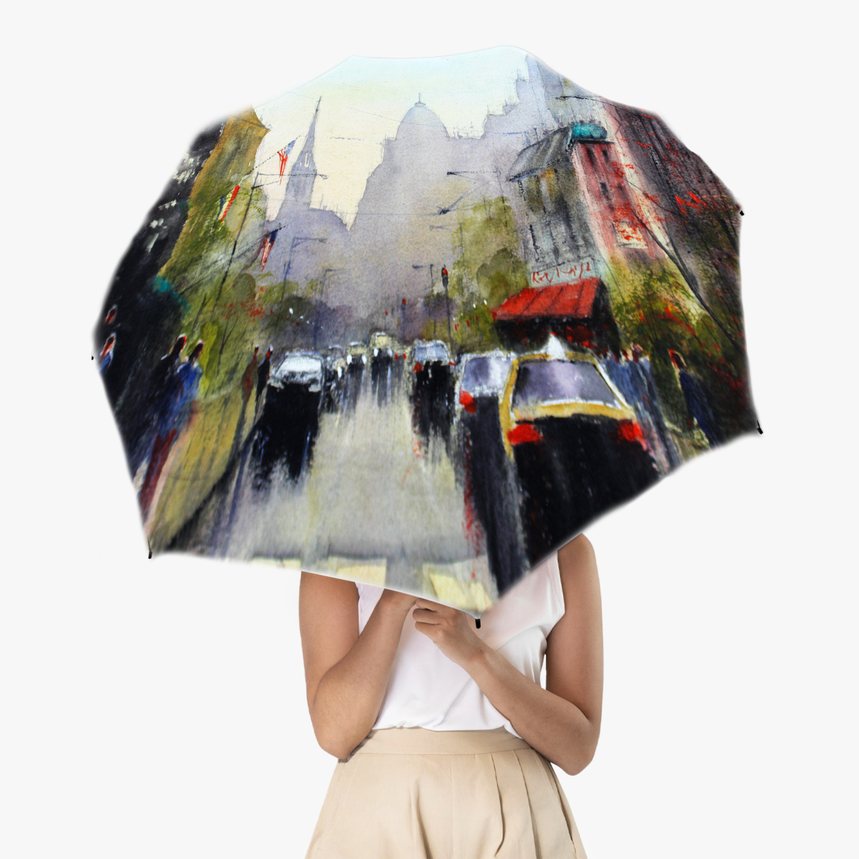 Foldable Umbrella 'Twilight in the City' by Alan James Foldable Umbrella 'Twilight in the City' by Alan James