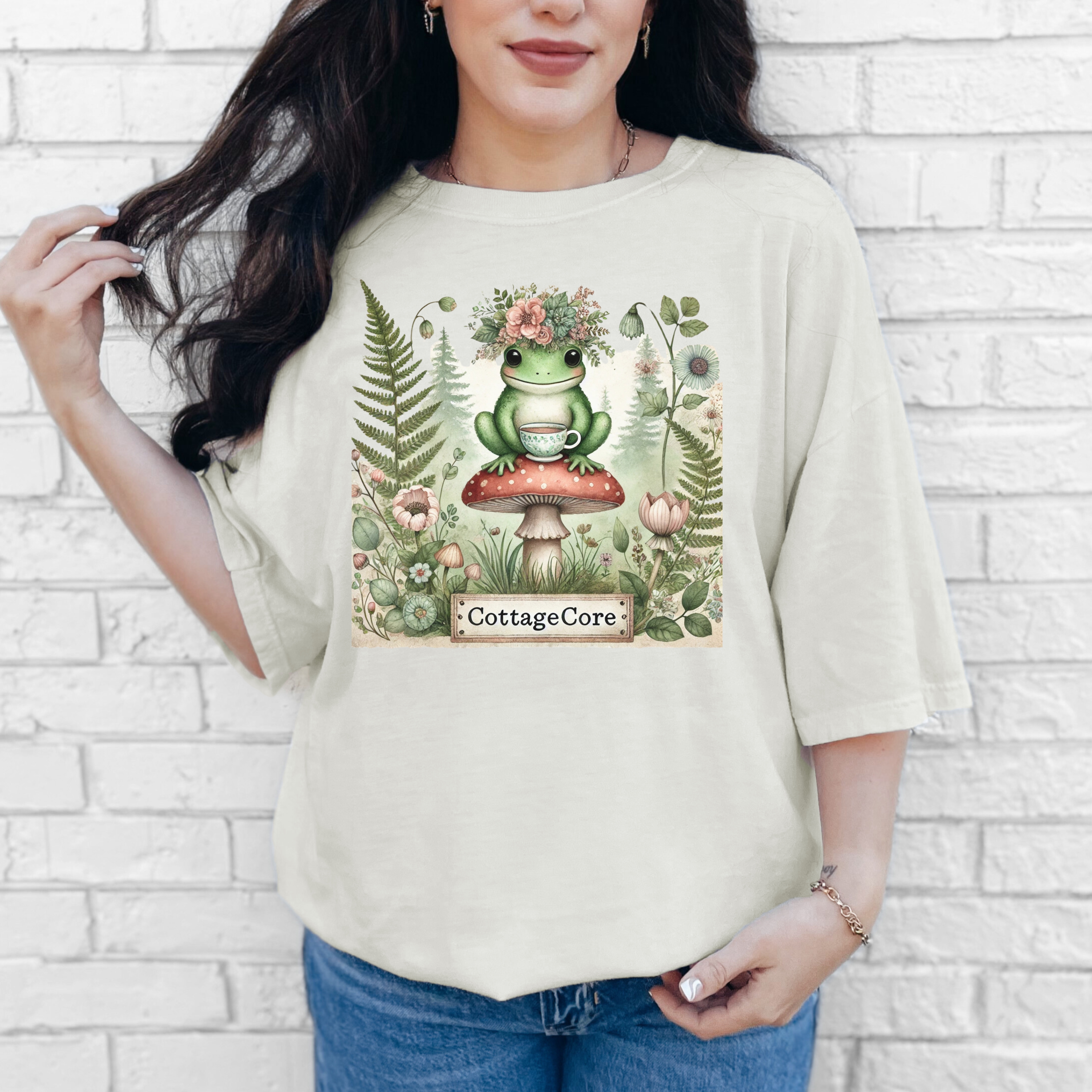 Cottagecore Frog T-shirt 