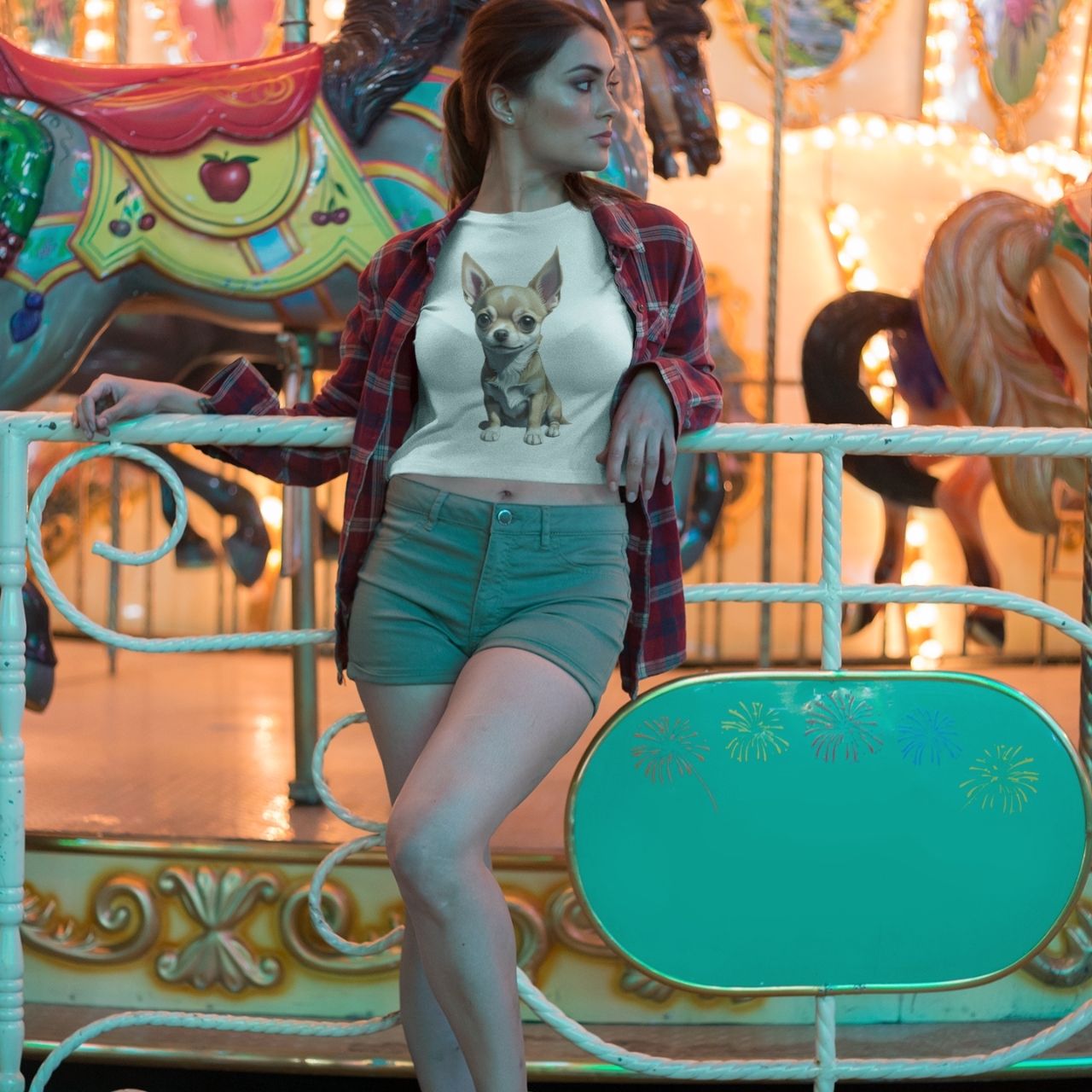 "Puppy Chihuahua" T-Shirt – Cute and Comfortable Everyday Style! product thumbnail image "Puppy Chihuahua" T-Shirt – Cute and Comfortable Everyday Style! product thumbnail image