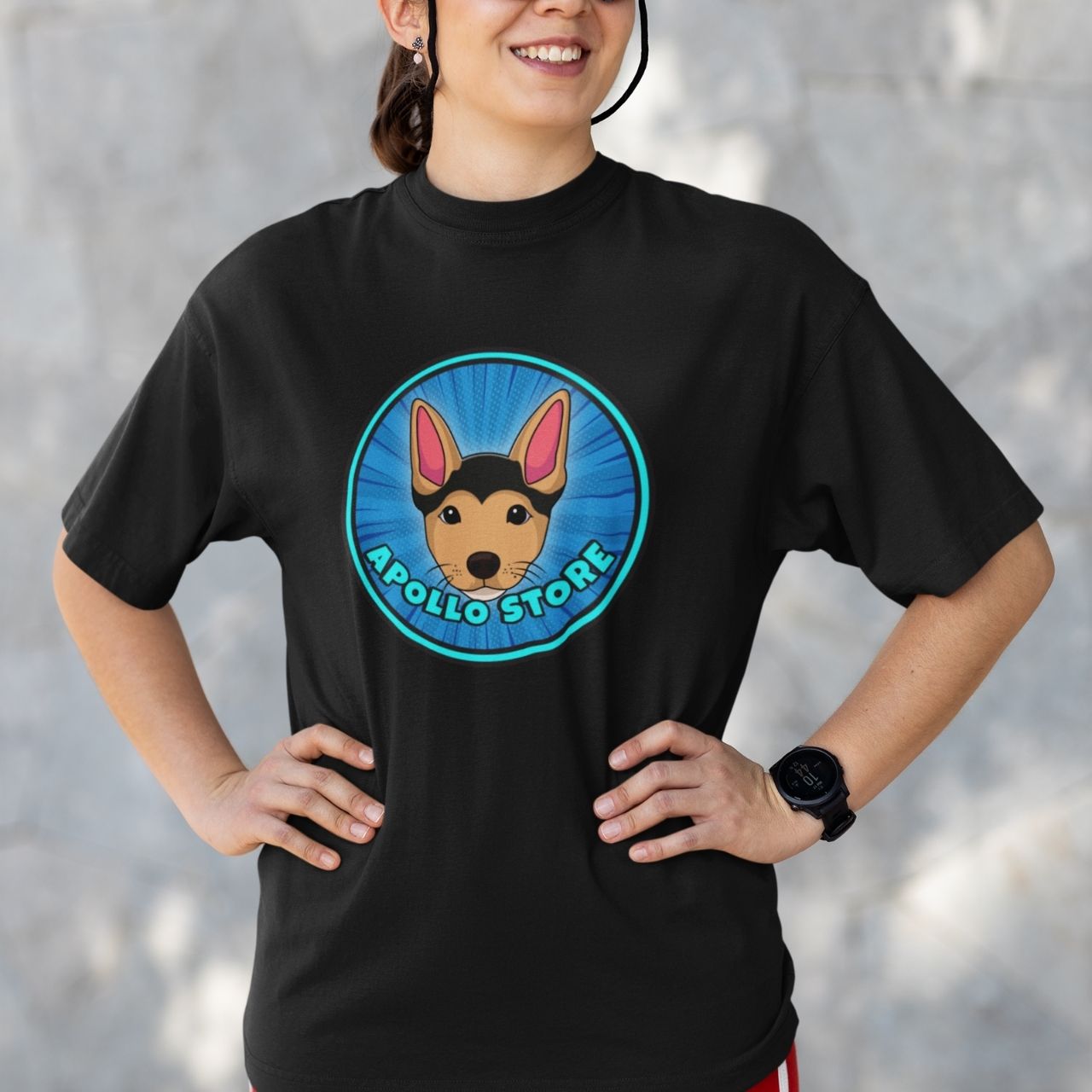 "Apollo Store Logo" T-Shirt – Casual Style for Everyday Wear! "Apollo Store Logo" T-Shirt – Casual Style for Everyday Wear!