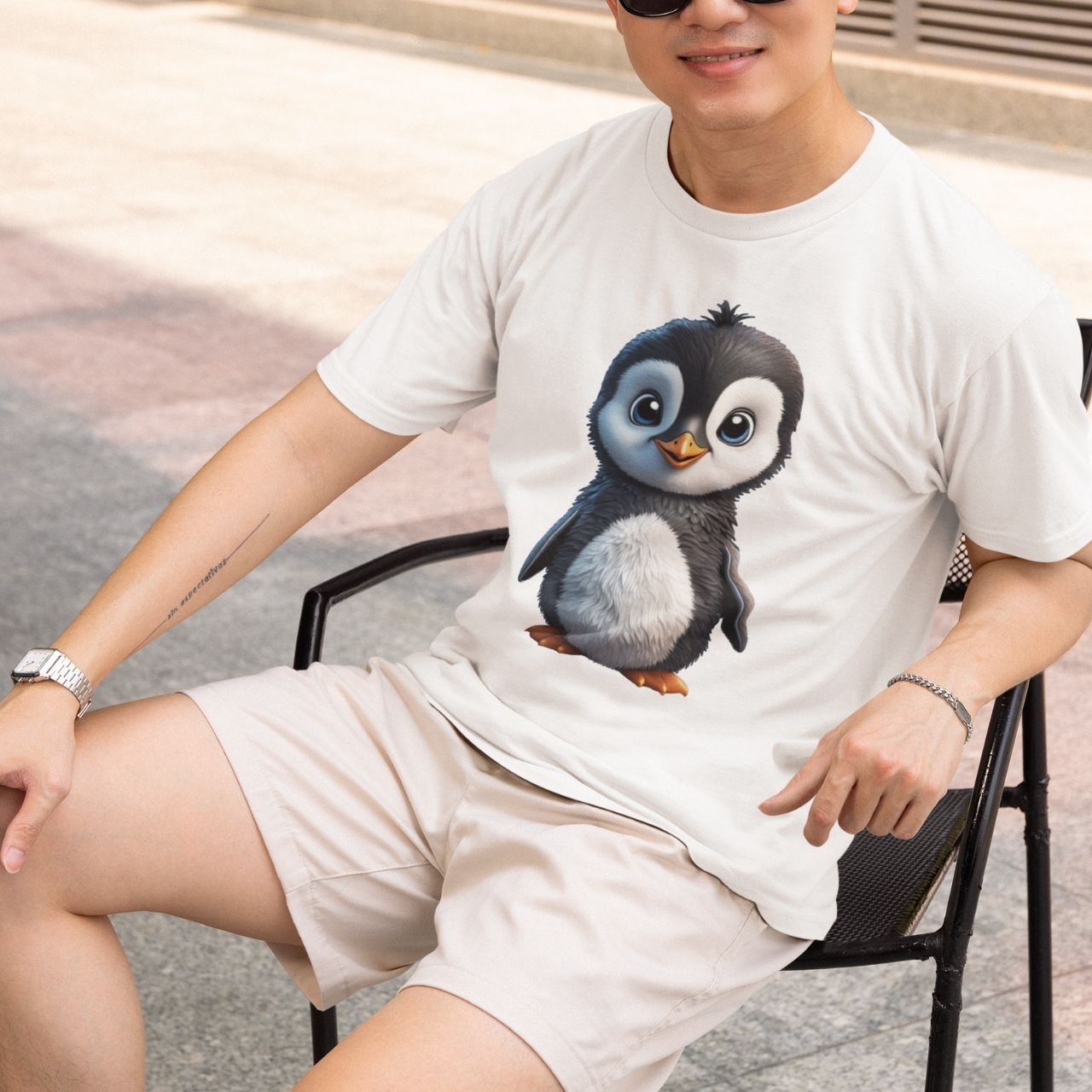 "Baby Penguin" T-Shirt – Adorable Comfort for Everyday Wear! product thumbnail image "Baby Penguin" T-Shirt – Adorable Comfort for Everyday Wear! product thumbnail image