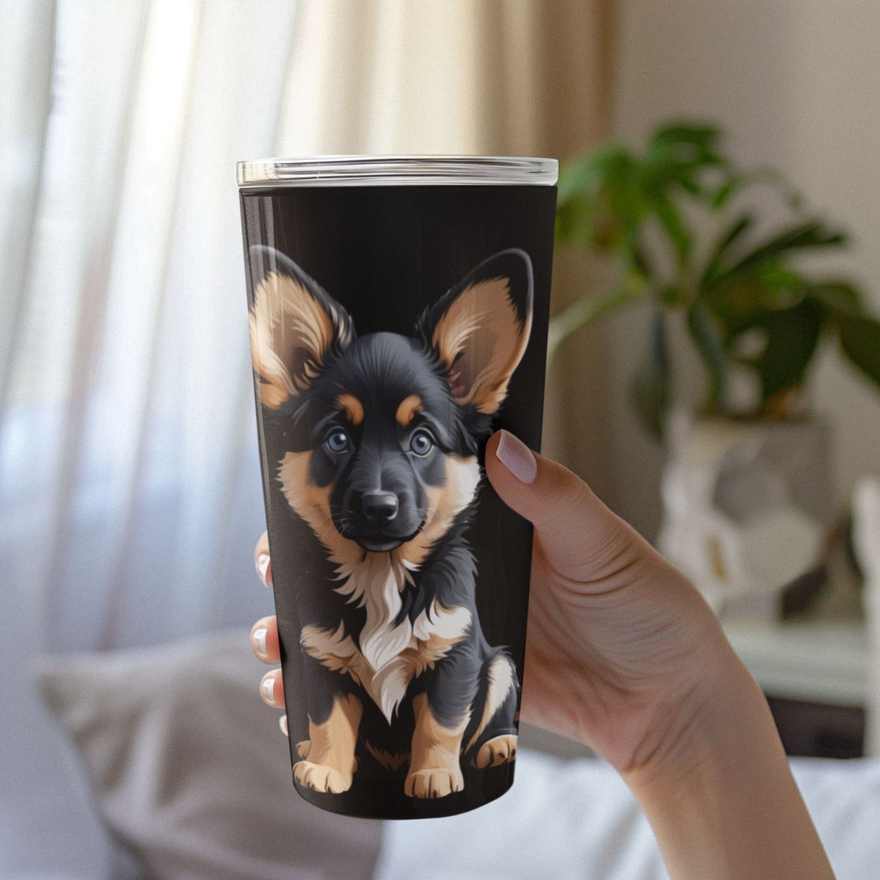 Tumbler 20oz "Puppy German Sheperd" perfect for travel and car trips Tumbler, everyday Tumbler, smoothie Tumbler and keep your drinks colder for longer. Tumbler 20oz "Puppy German Sheperd" perfect for travel and car trips Tumbler, everyday Tumbler, smoothie Tumbler and keep your drinks colder for longer.