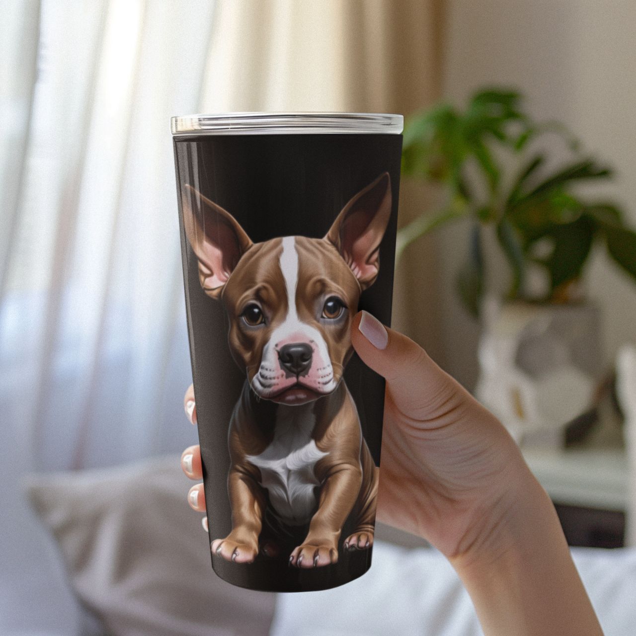 Tumbler 20oz "Puppy Pitbull" perfect for travel and car trips Tumbler, everyday Tumbler, smoothie Tumbler and keep your drinks colder for longer. Tumbler 20oz "Puppy Pitbull" perfect for travel and car trips Tumbler, everyday Tumbler, smoothie Tumbler and keep your drinks colder for longer.