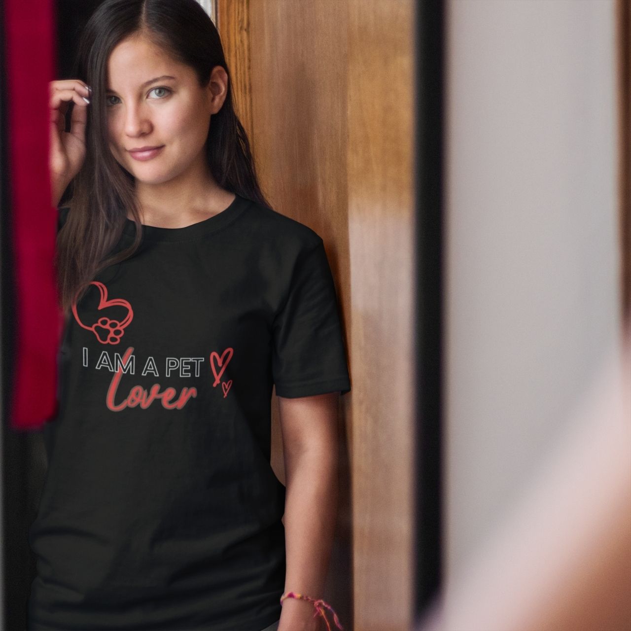 T-Shirt for men and women 'pet lover', summer clothes casual regular fit, top clothes for daily wear. short sleeve tee. product thumbnail image