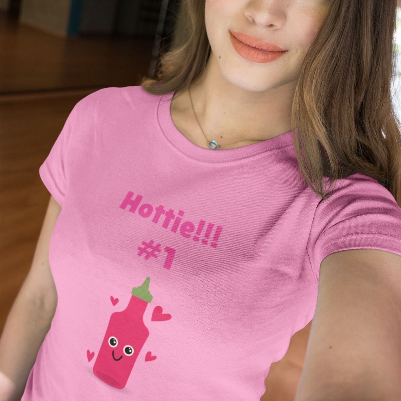 T-Shirt for men and women "Hottie #1 shirt", summer clothes casual regular fit, top clothes for daily wear. short sleeve tee. product thumbnail image