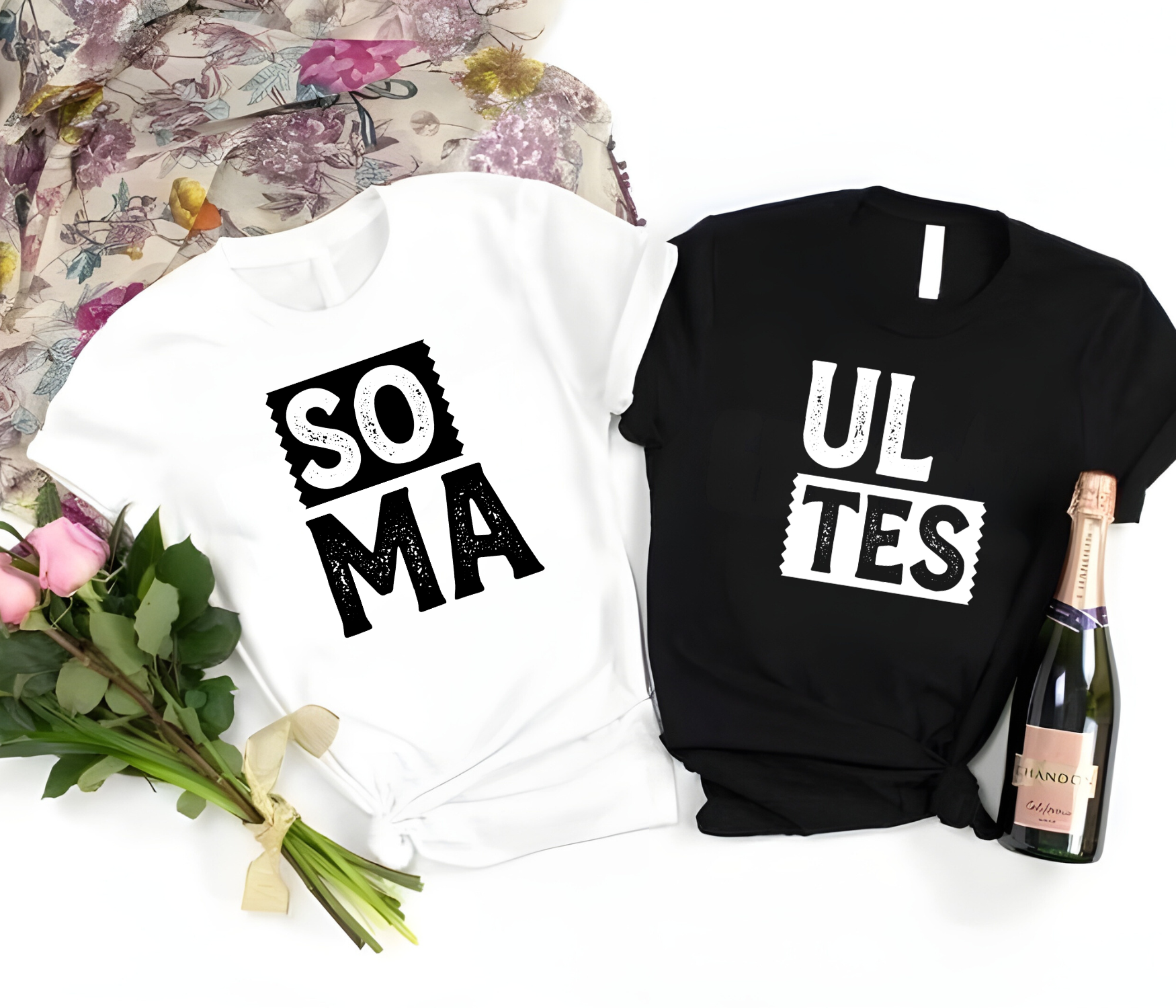 Soulmates Matching T-Shirts - Premium Comfort Colors 1717 product thumbnail image Soulmates Matching T-Shirts - Premium Comfort Colors 1717 product thumbnail image