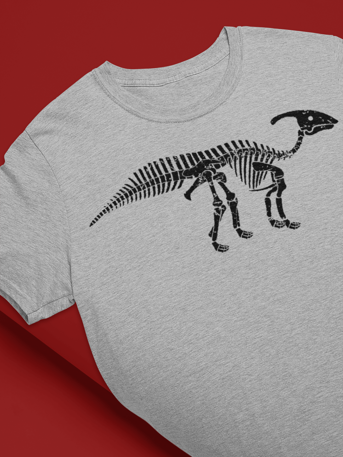 Parasaurolophus Skele- Bloodstone Hollow Original Heavy Cotton Tee product thumbnail image