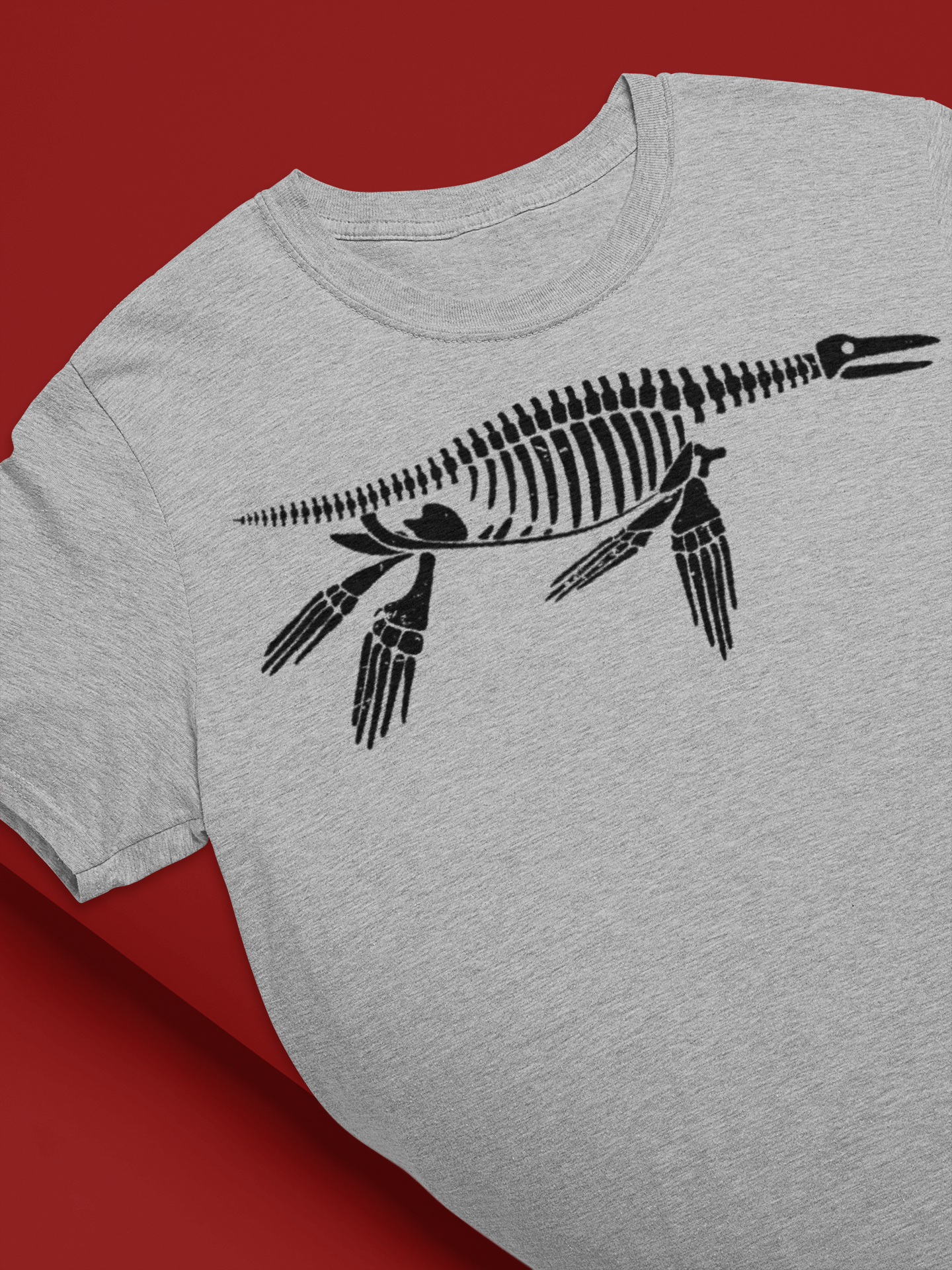 Plesiosaurus Skele- Bloodstone Hollow Original Heavy Cotton Tee product thumbnail image