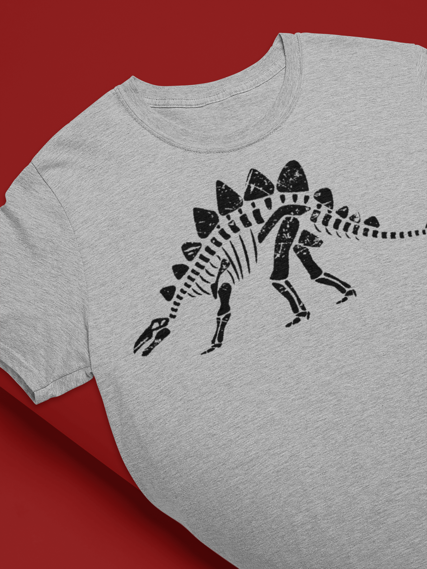 Stegosaurus Skele- Bloodstone Hollow Original Heavy Cotton Tee product thumbnail image