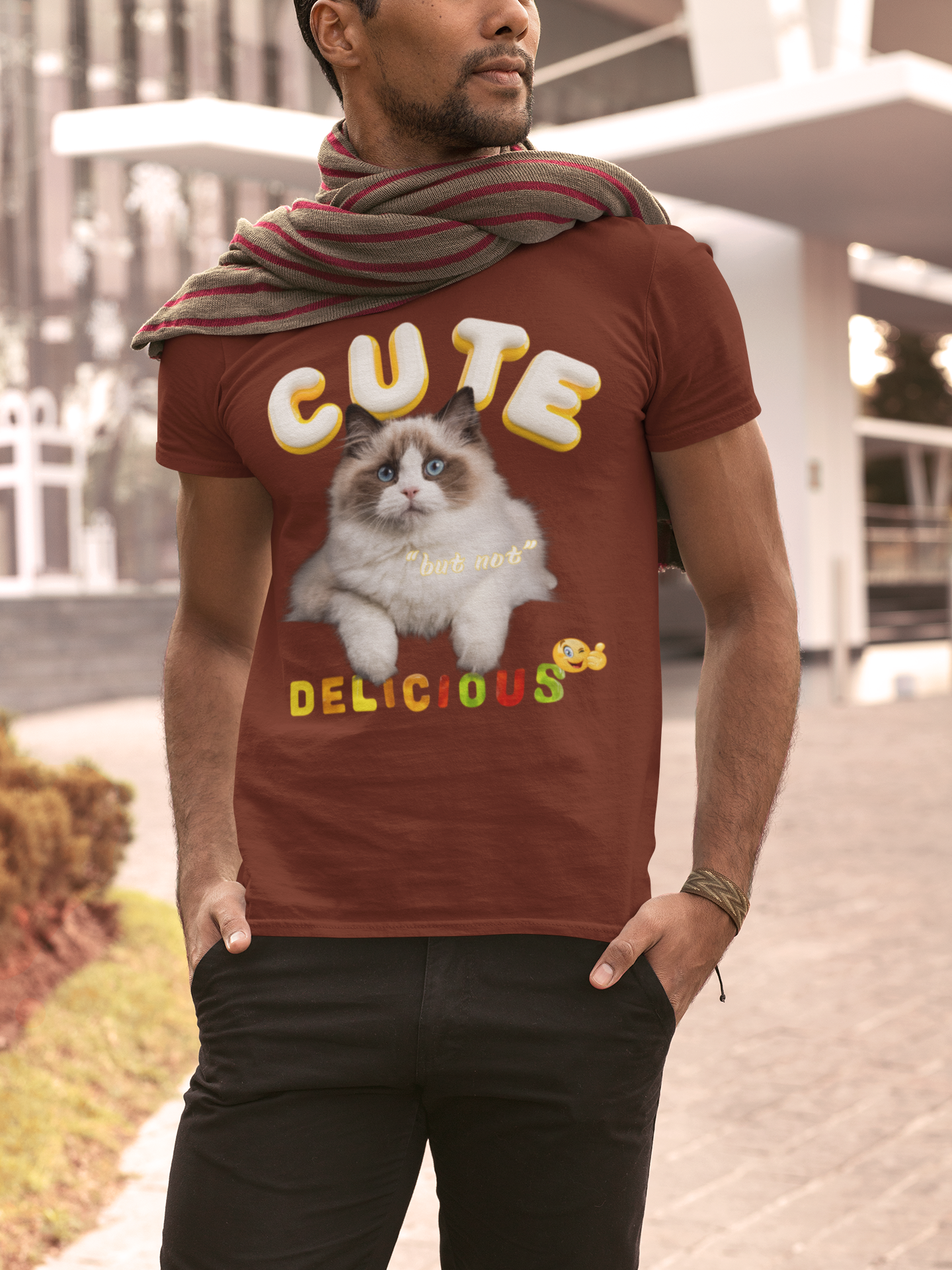 Cute But Not Delicious," Unisex Garment-Dyed T-shirt product thumbnail image