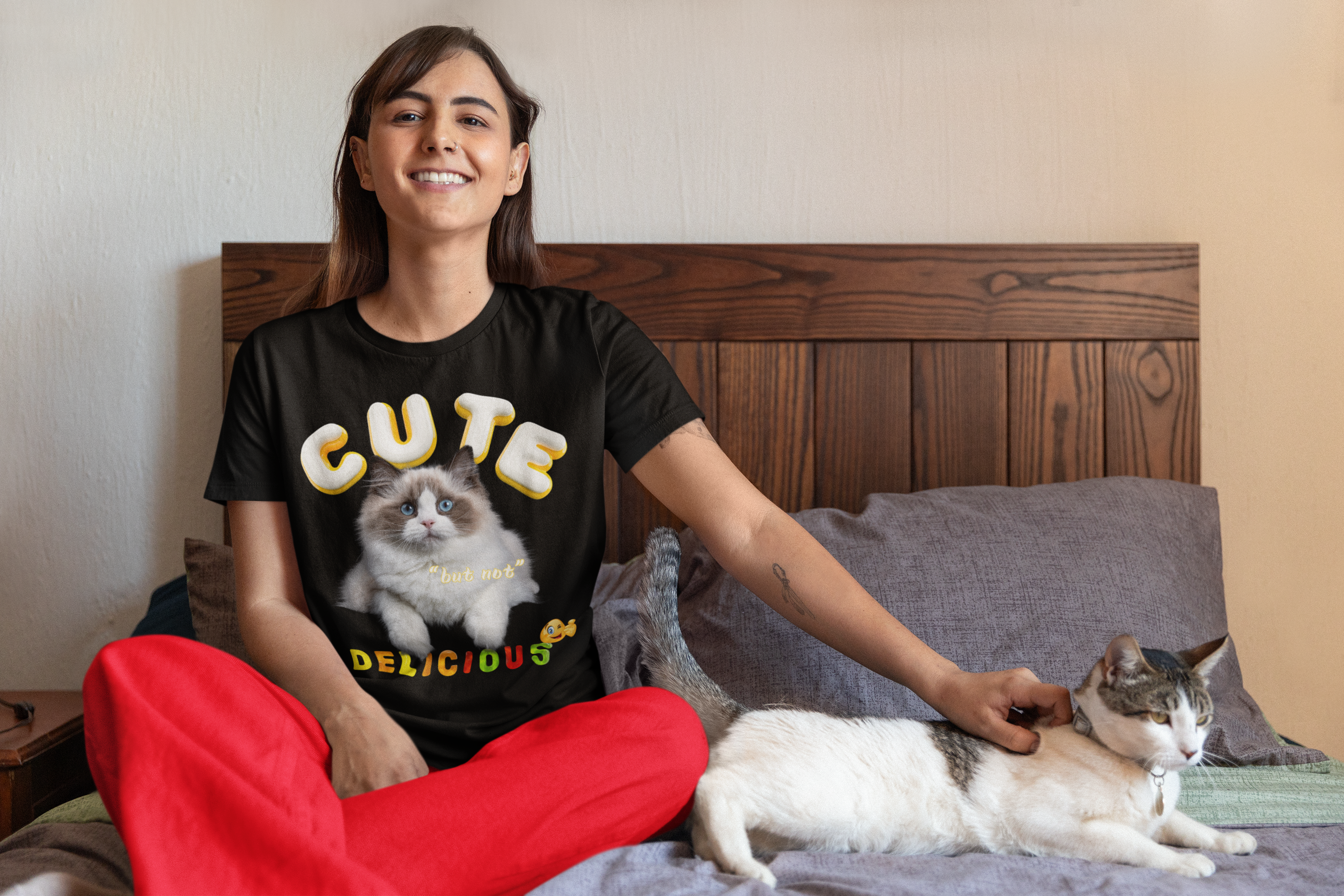 Cute But Not Delicious," Unisex Garment-Dyed T-shirt product thumbnail image
