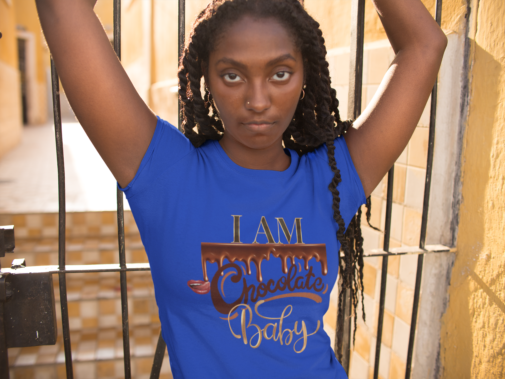 I am Chocolate Baby "The Boyfriend Tee for Women" product thumbnail image