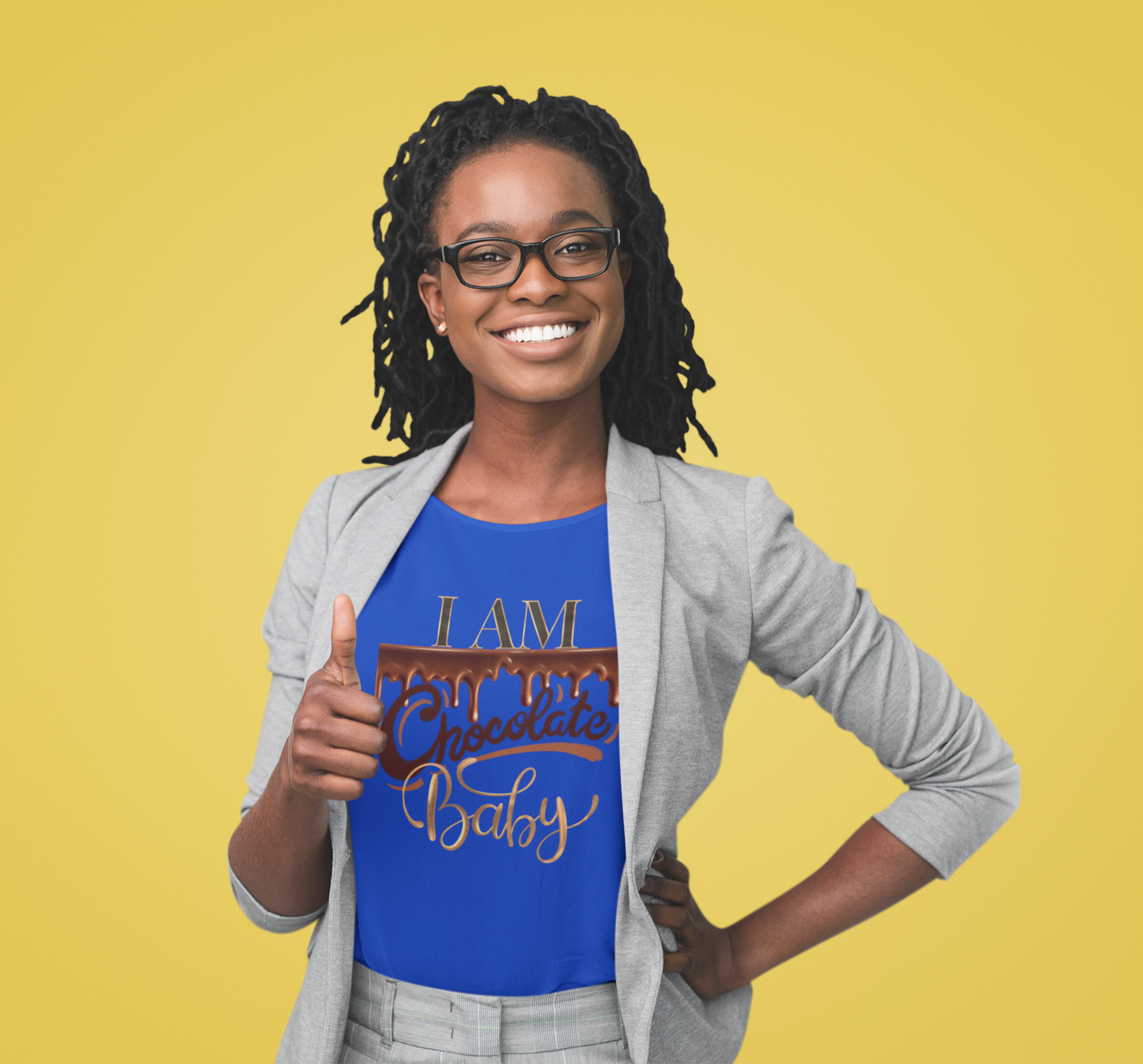 I am Chocolate Baby "The Boyfriend Tee for Women" product thumbnail image