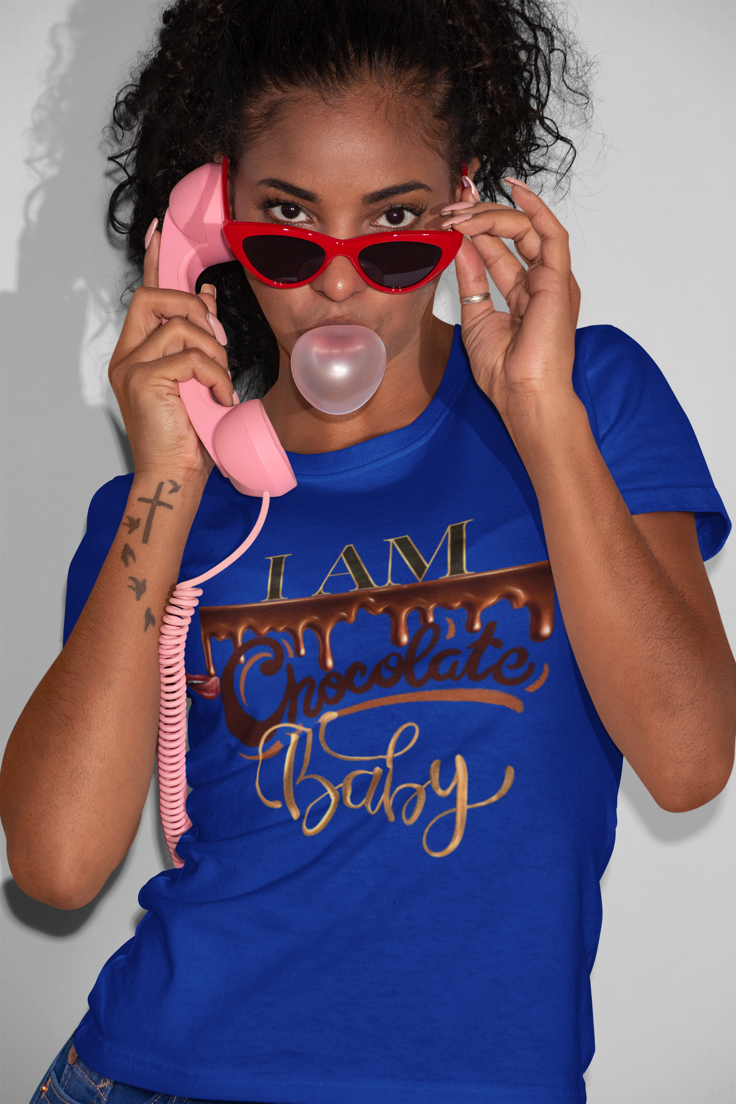 I am Chocolate Baby "The Boyfriend Tee for Women"